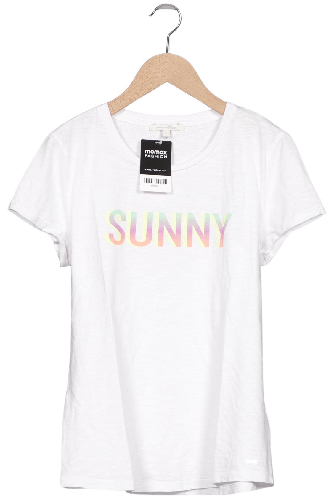 

TOM Tailor Denim Damen T-Shirt, weiß, Gr. 36