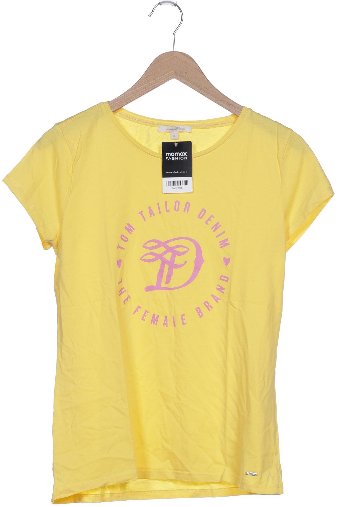 

TOM Tailor Denim Damen T-Shirt, gelb, Gr. 44