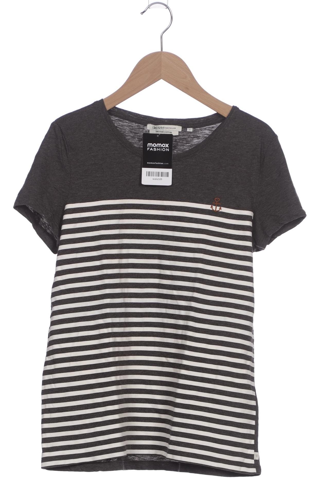 

TOM Tailor Denim Damen T-Shirt, grau, Gr. 36