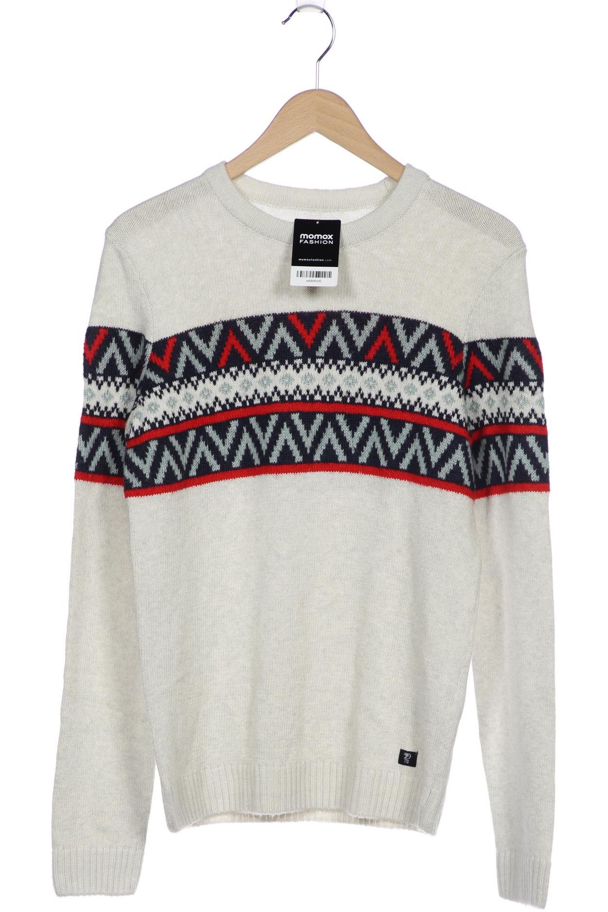 

TOM Tailor Denim Herren Pullover, weiß, Gr. 46