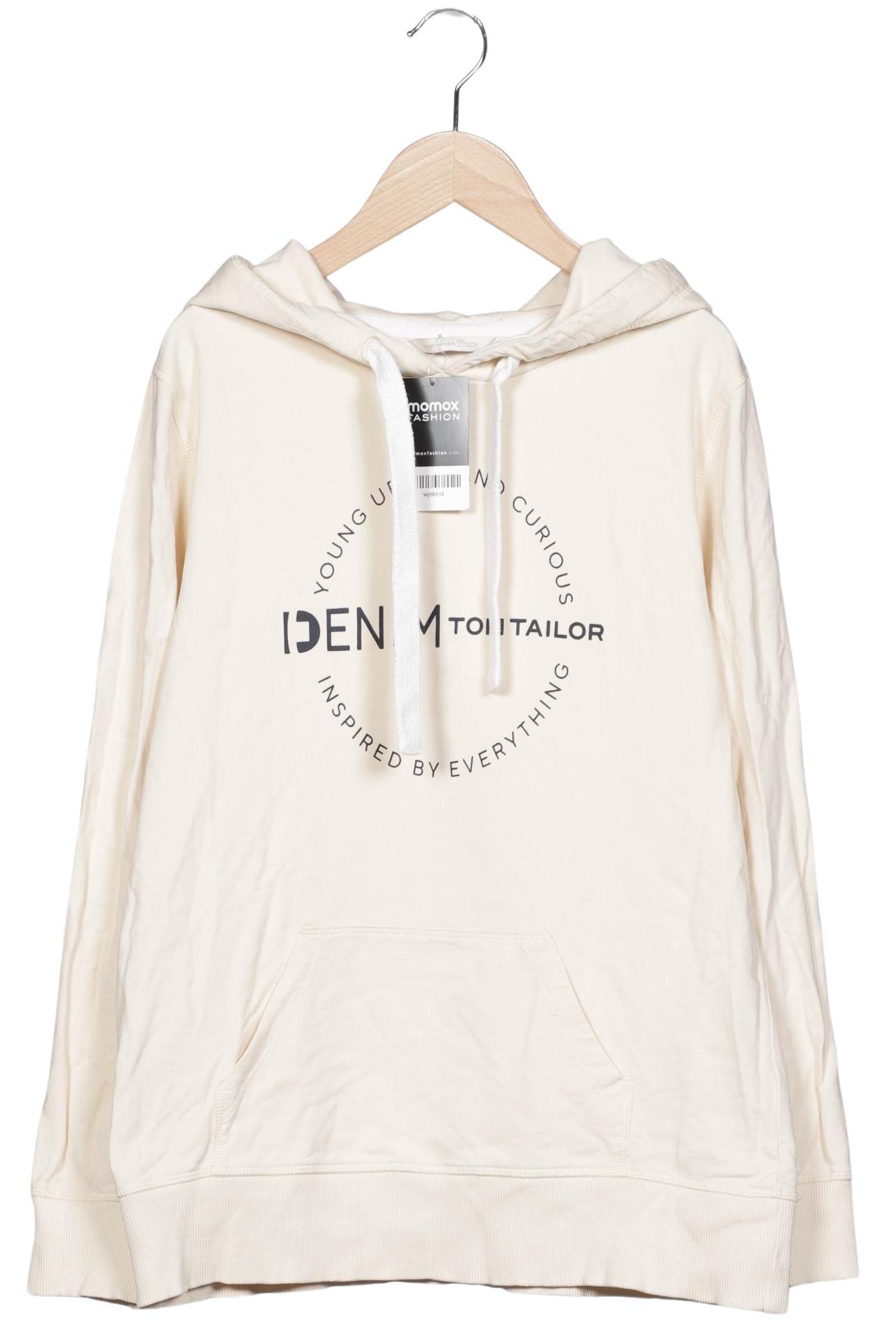 

TOM Tailor Denim Damen Kapuzenpullover, cremeweiß, Gr. 44
