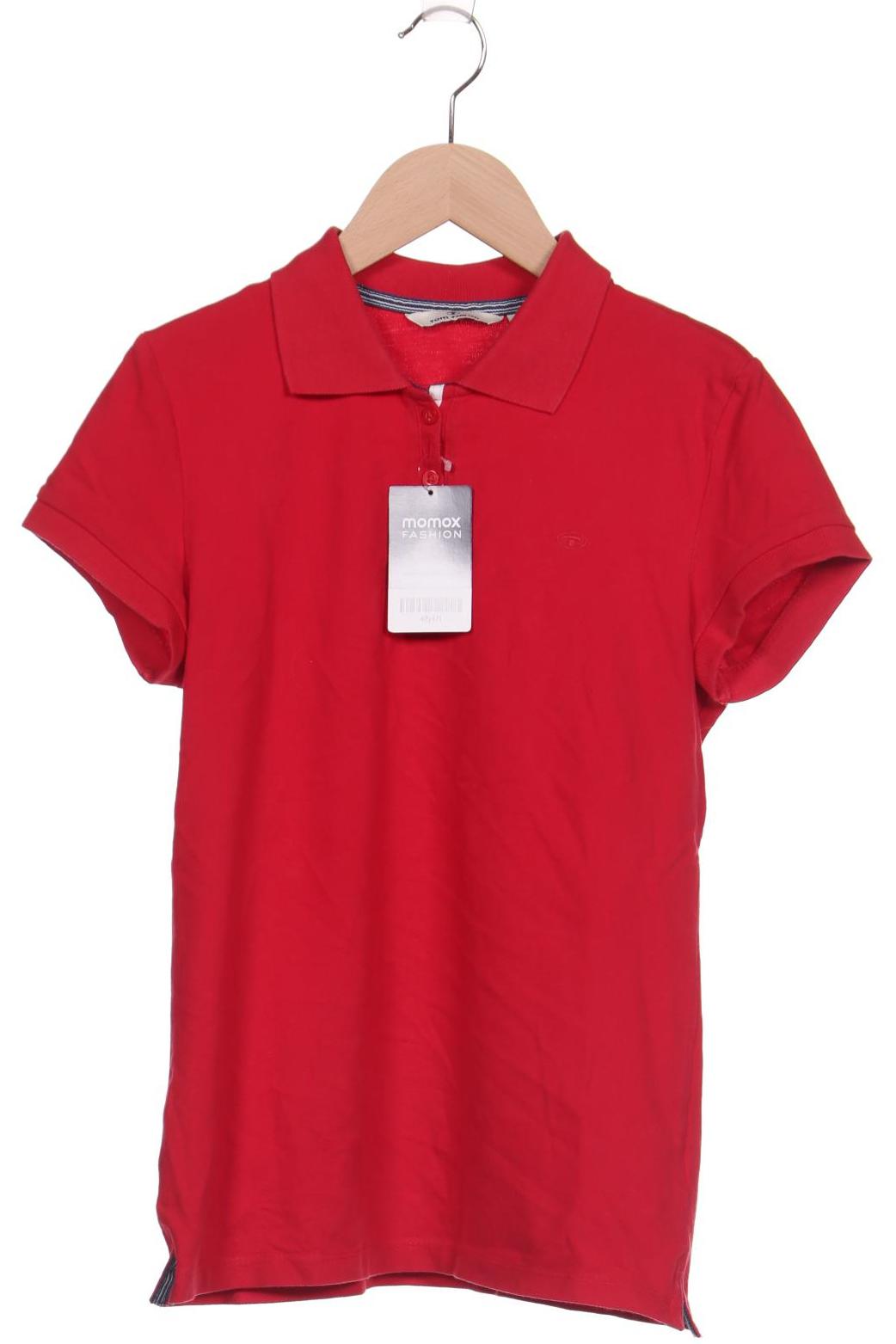 

TOM TAILOR Denim Damen Poloshirt, rot