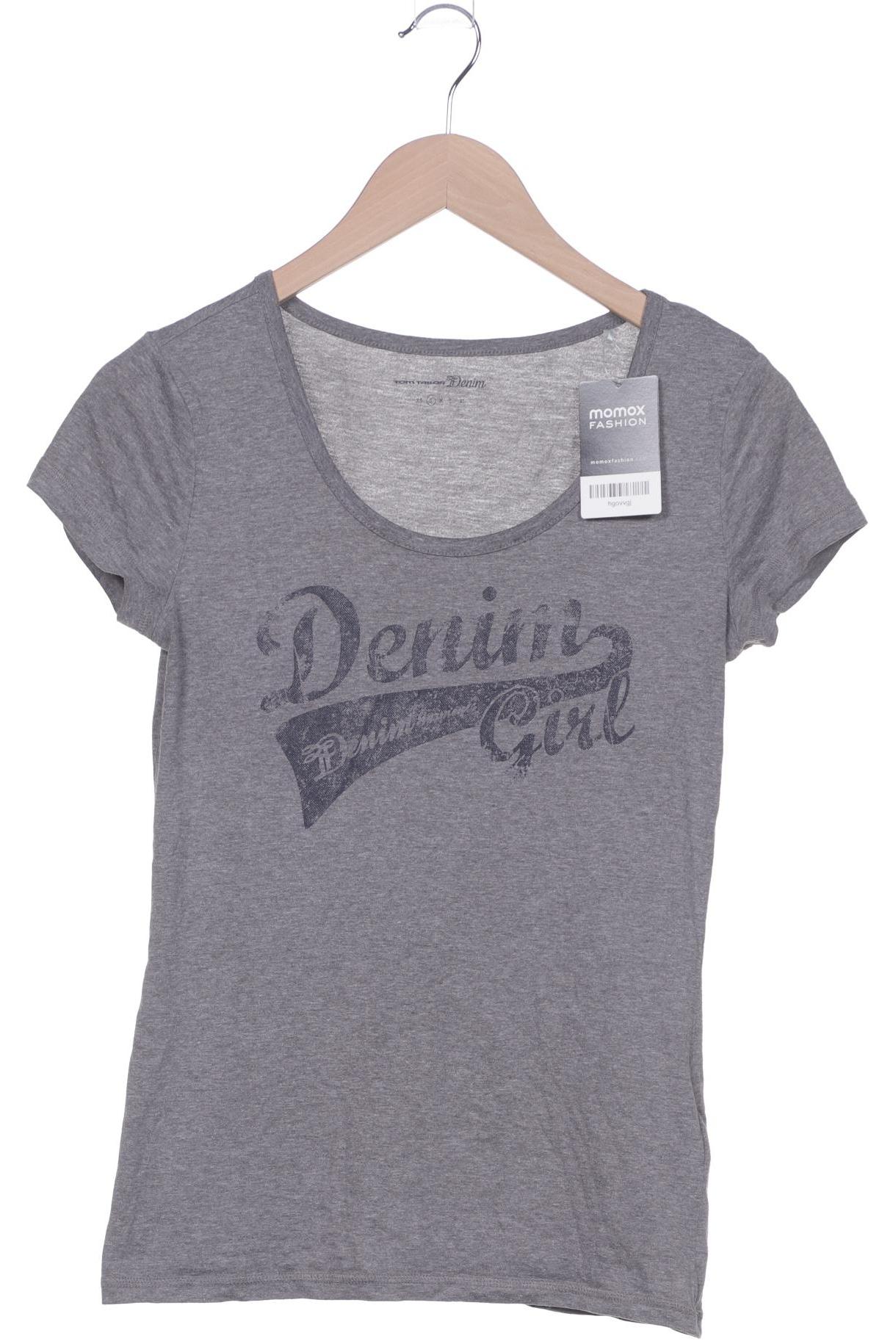 

TOM Tailor Denim Damen T-Shirt, grau, Gr. 36
