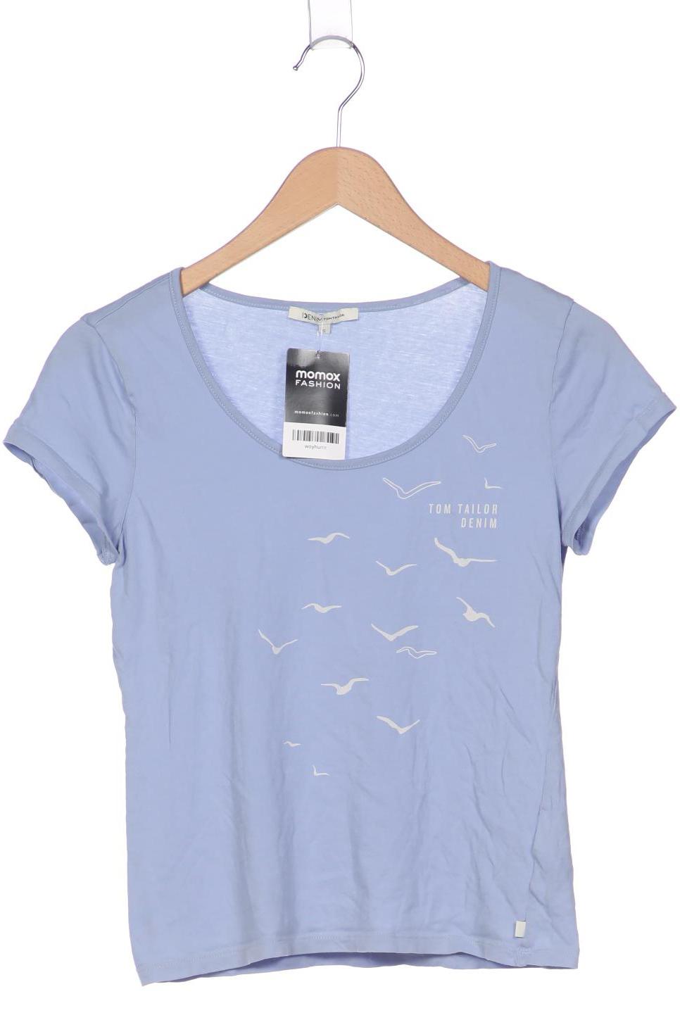 

TOM Tailor Denim Damen T-Shirt, hellblau, Gr. 36