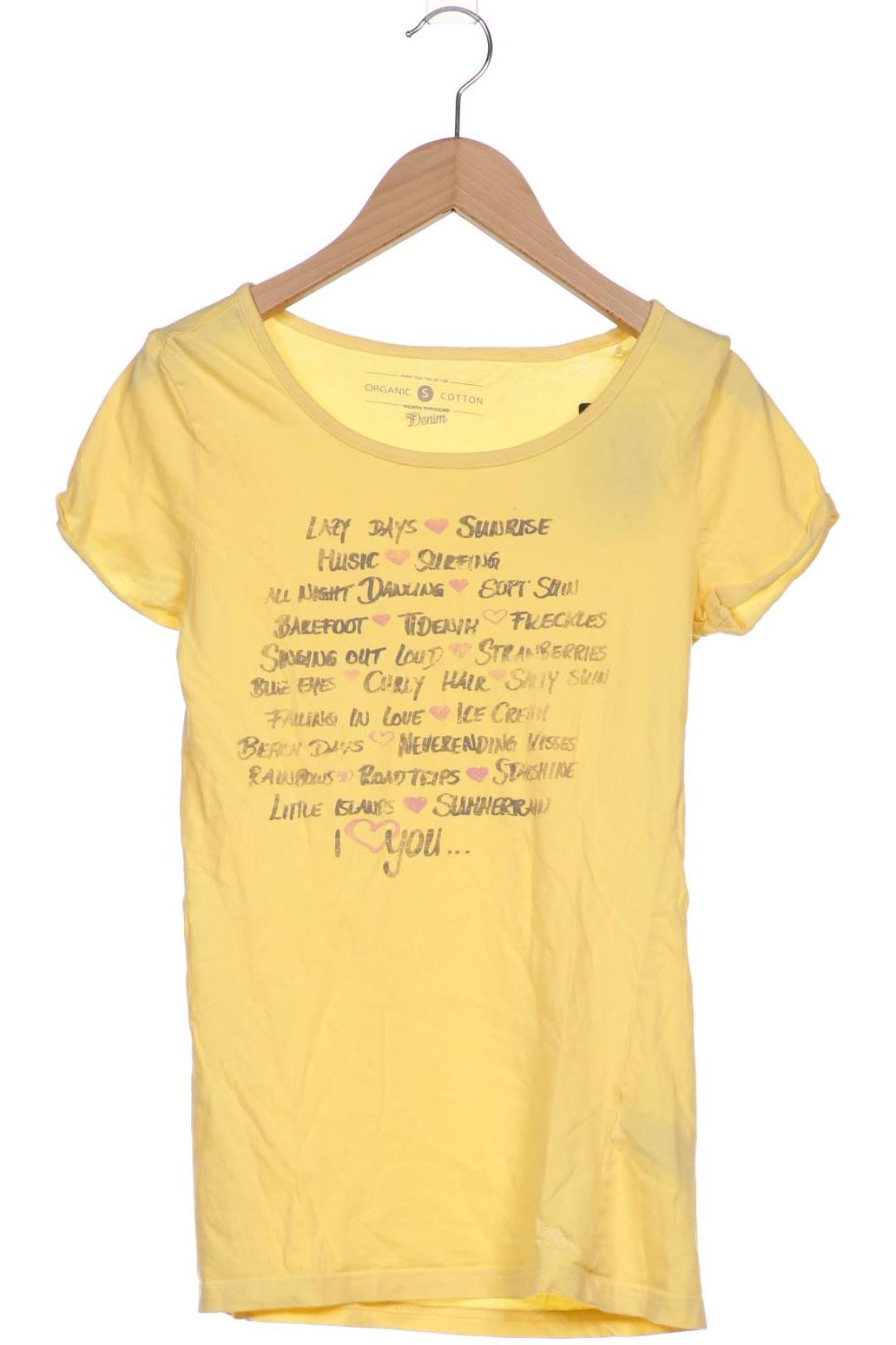 

TOM TAILOR Denim Damen T-Shirt, gelb