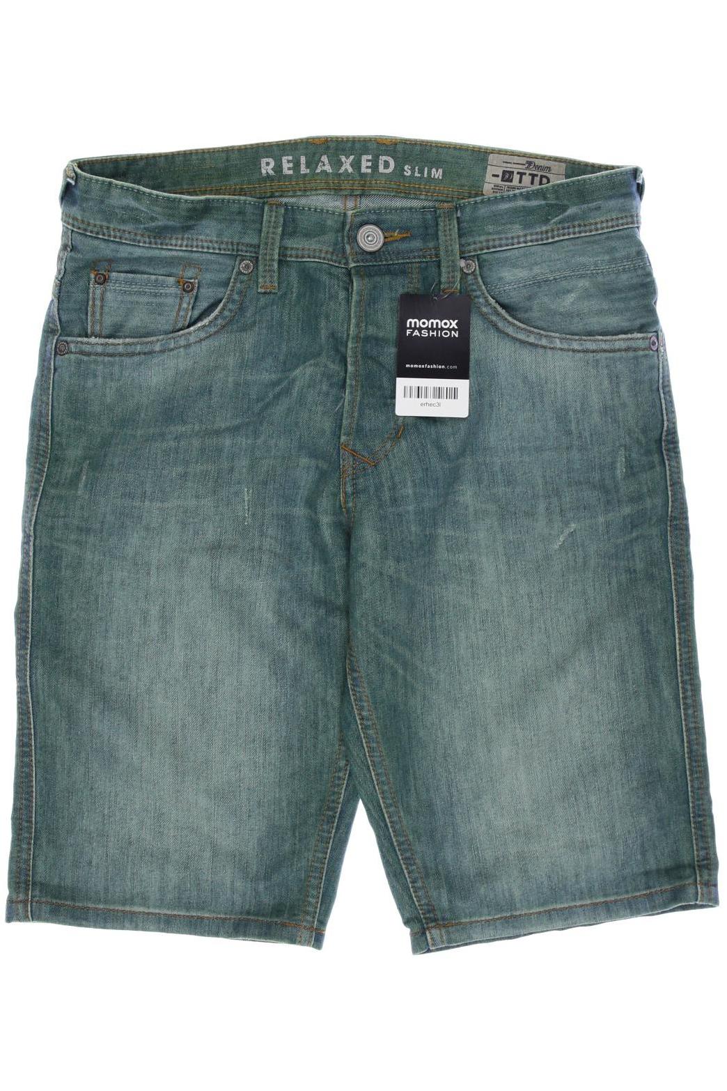 

TOM Tailor Denim Herren Shorts, türkis, Gr. 28