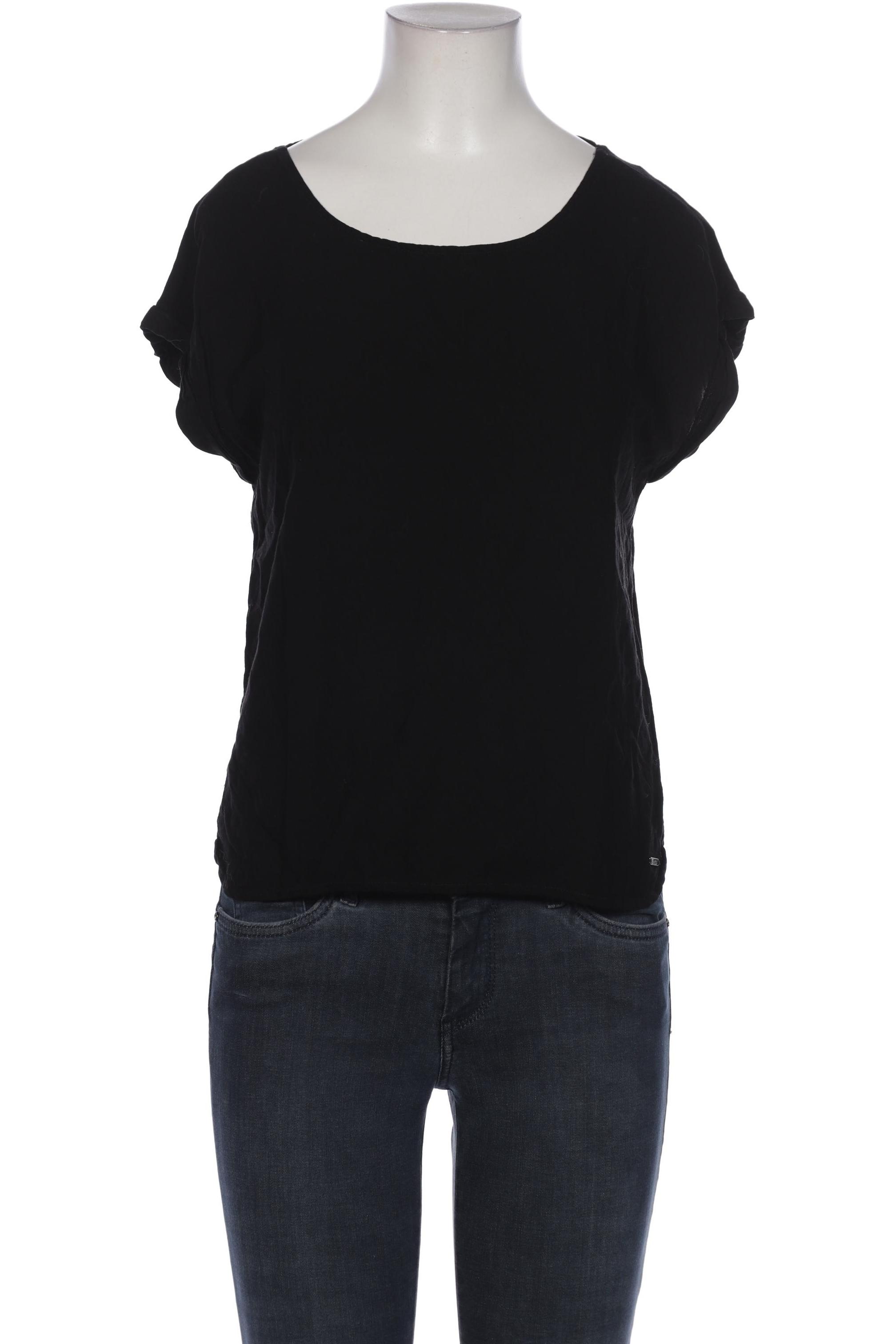 

TOM Tailor Denim Damen T-Shirt, schwarz, Gr. 34