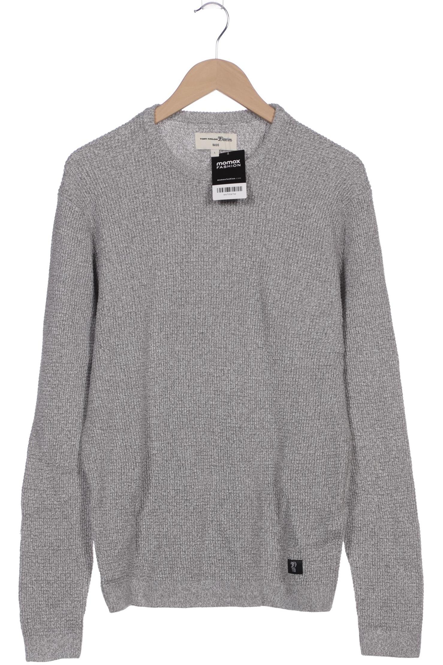 

TOM Tailor Denim Herren Pullover, grau, Gr. 52