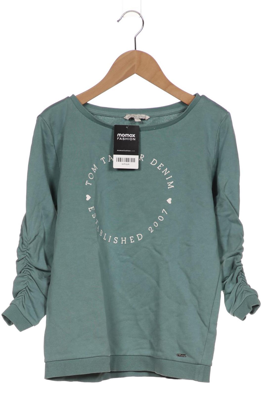 

TOM Tailor Denim Damen Sweatshirt, türkis, Gr. 36