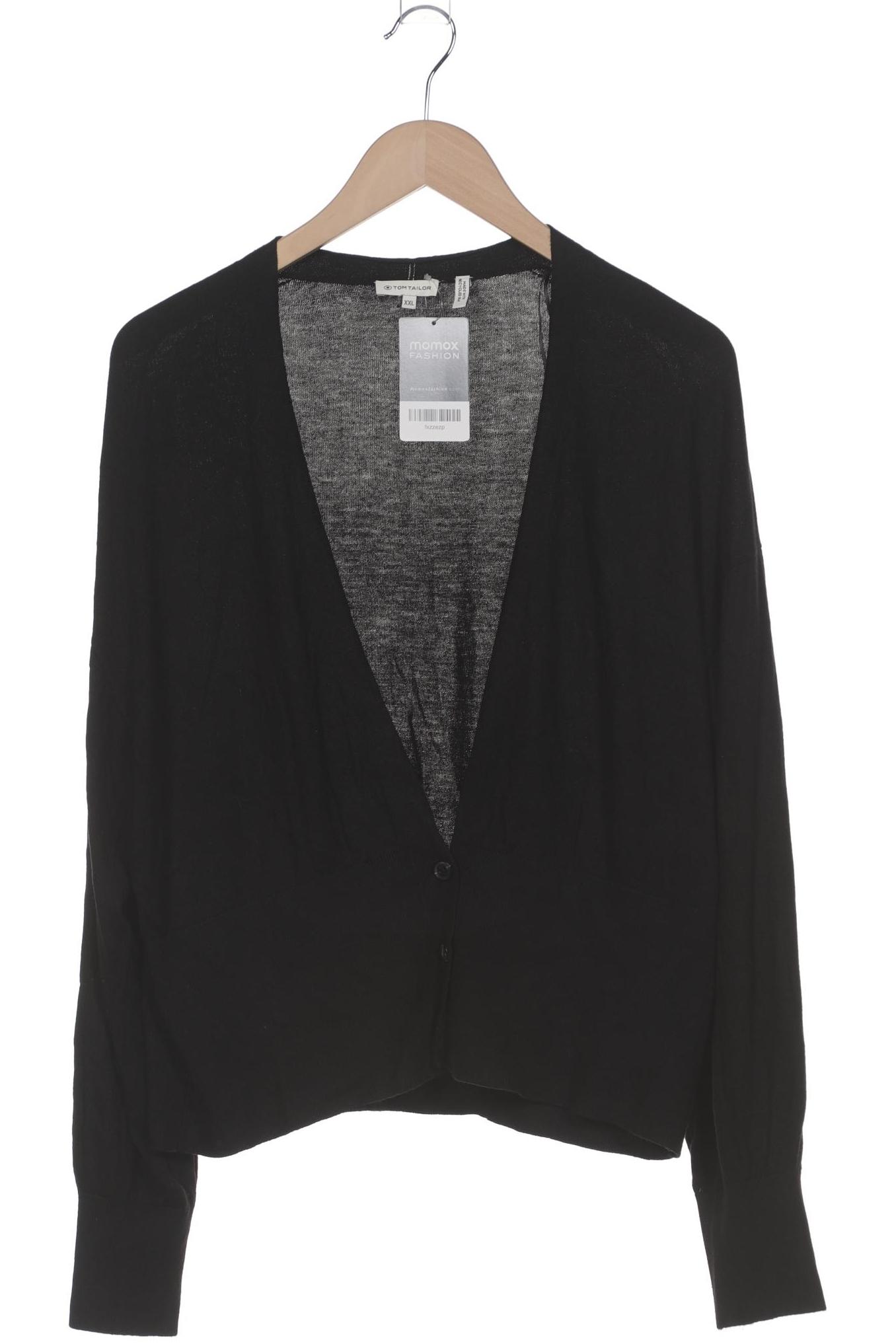 

TOM Tailor Denim Damen Strickjacke, schwarz, Gr. 46