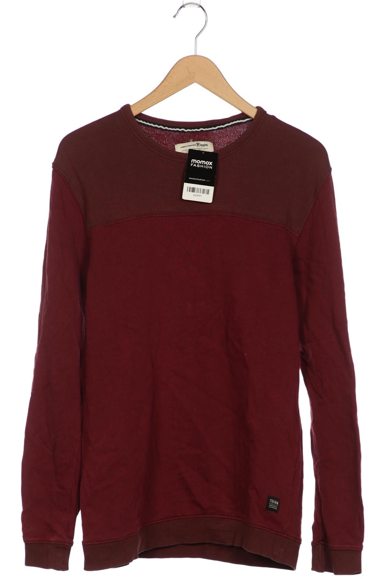 

TOM Tailor Denim Herren Sweatshirt, bordeaux, Gr. 48