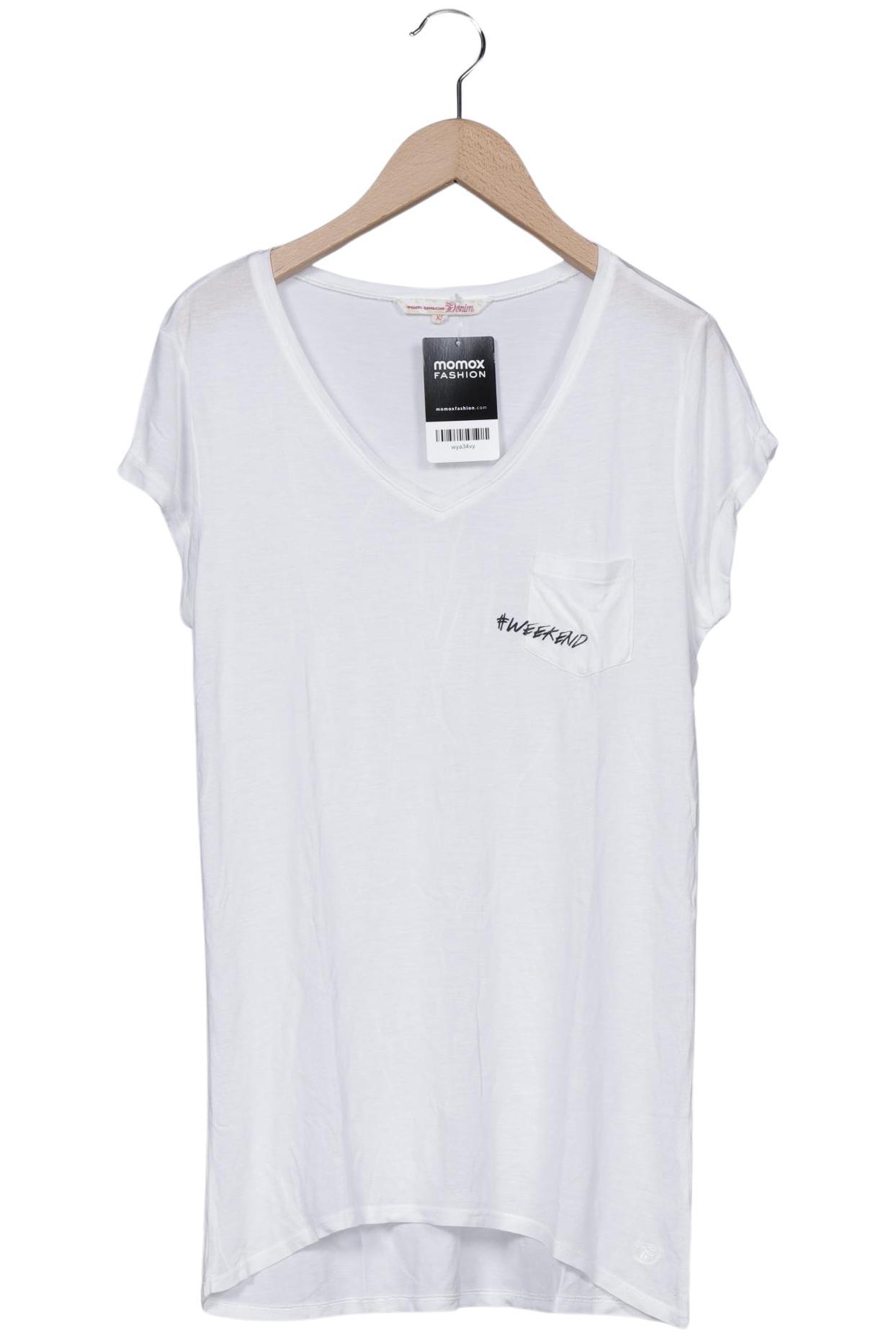 

TOM Tailor Denim Damen T-Shirt, weiß, Gr. 34