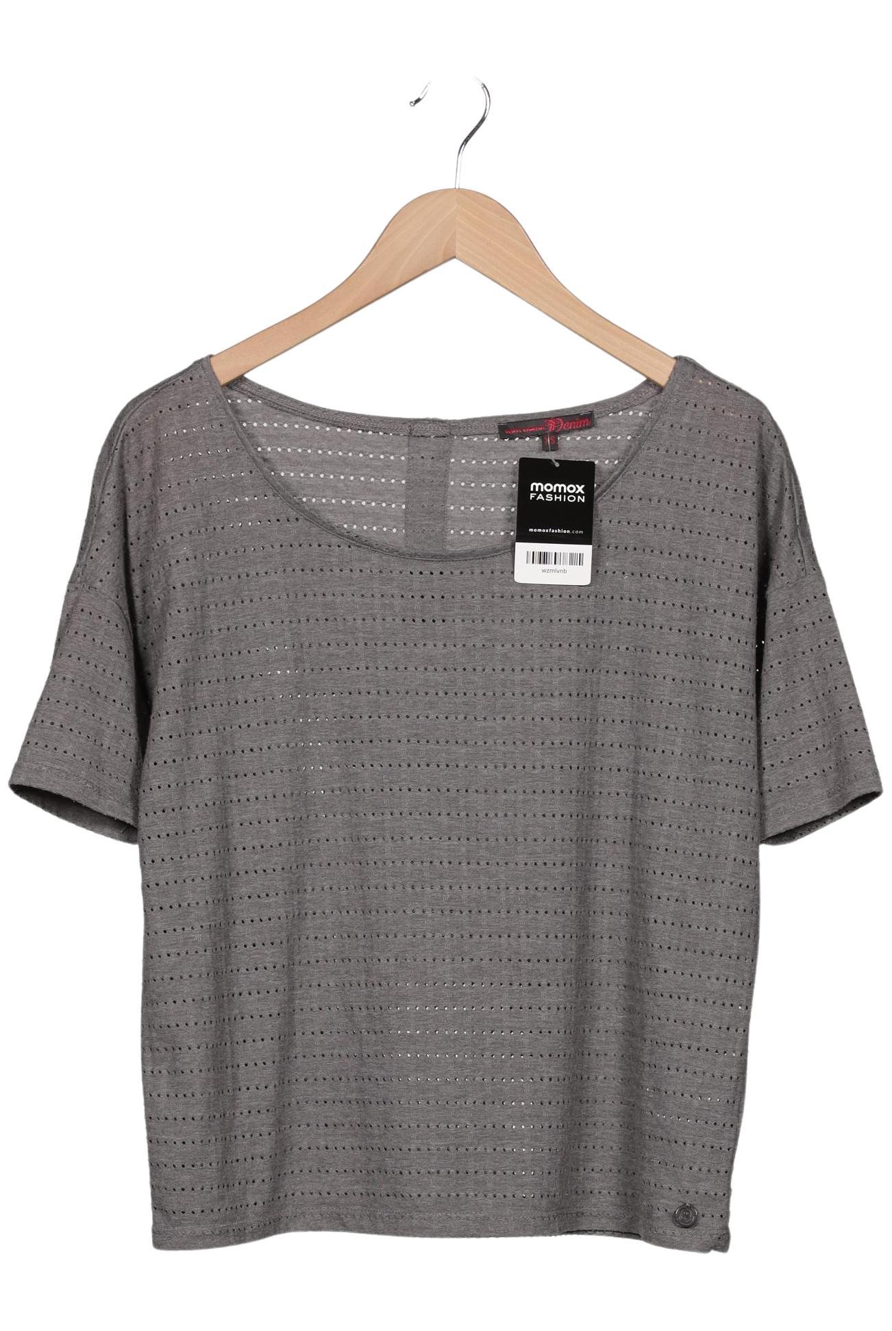 

TOM Tailor Denim Damen T-Shirt, grau, Gr. 34