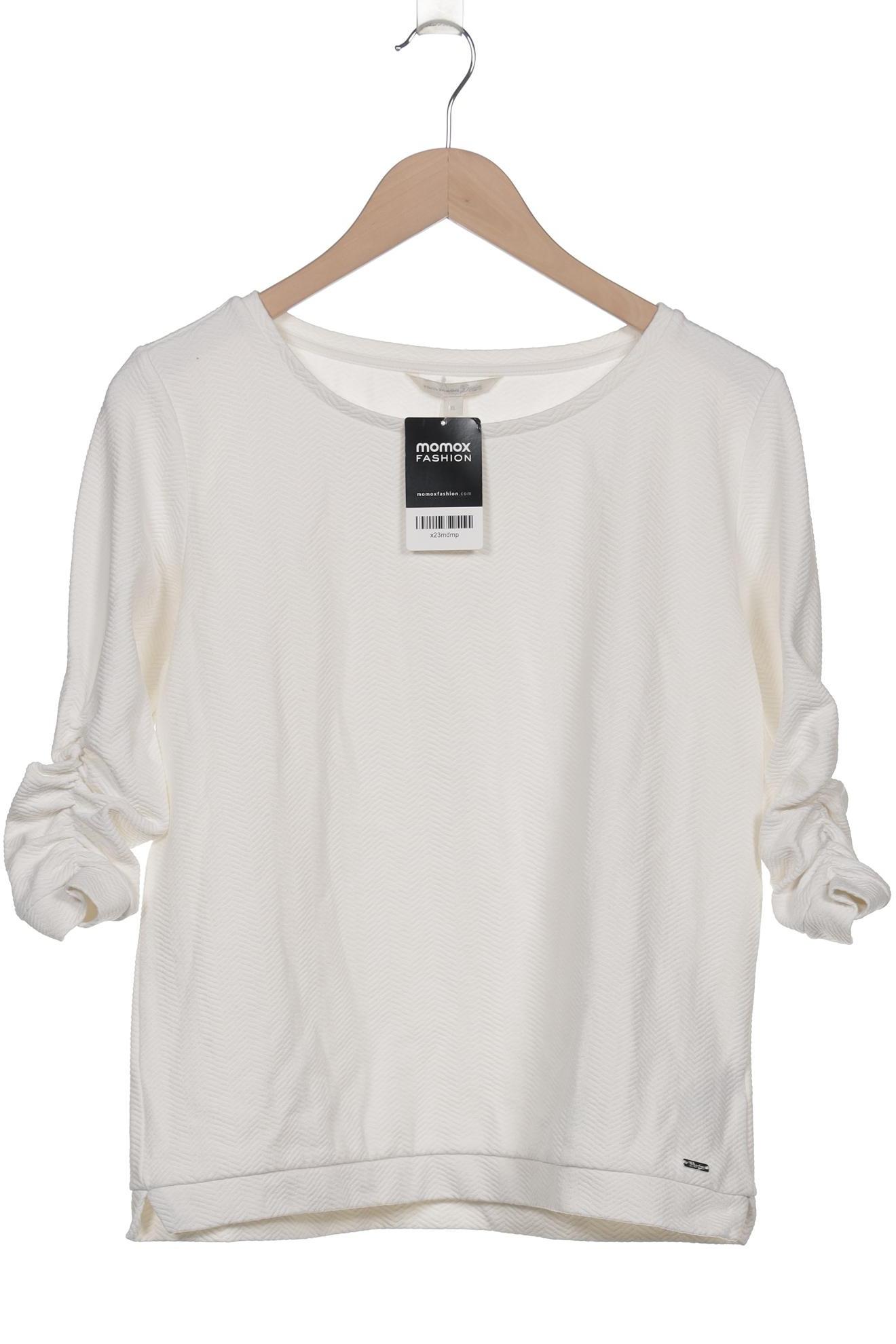

TOM Tailor Denim Damen Sweatshirt, weiß, Gr. 44