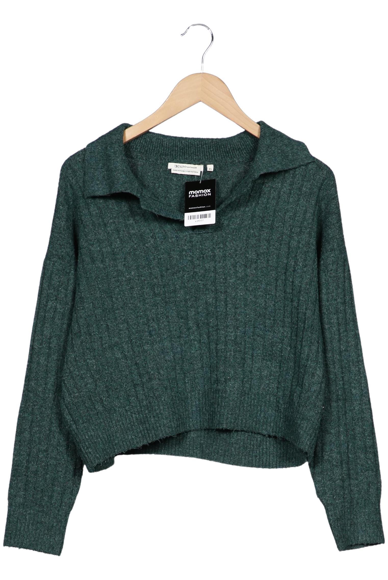 

TOM Tailor Denim Damen Pullover, grün, Gr. 34
