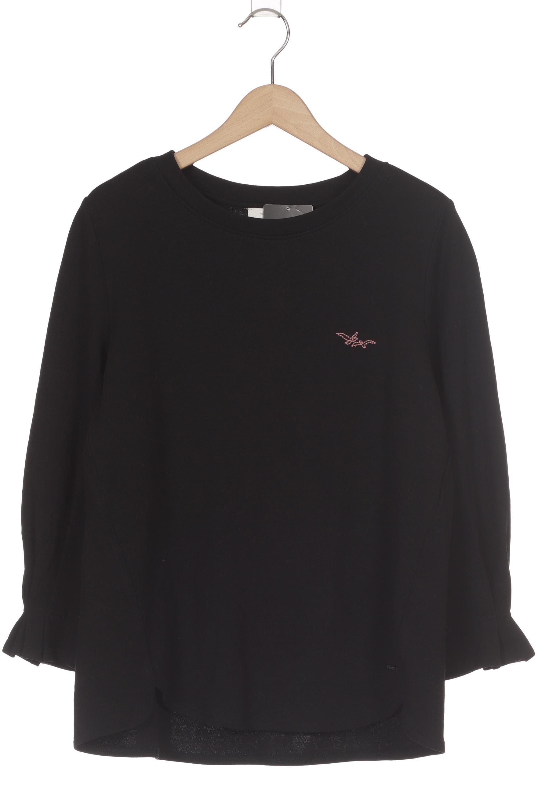 

TOM TAILOR Denim Damen Langarmshirt, schwarz