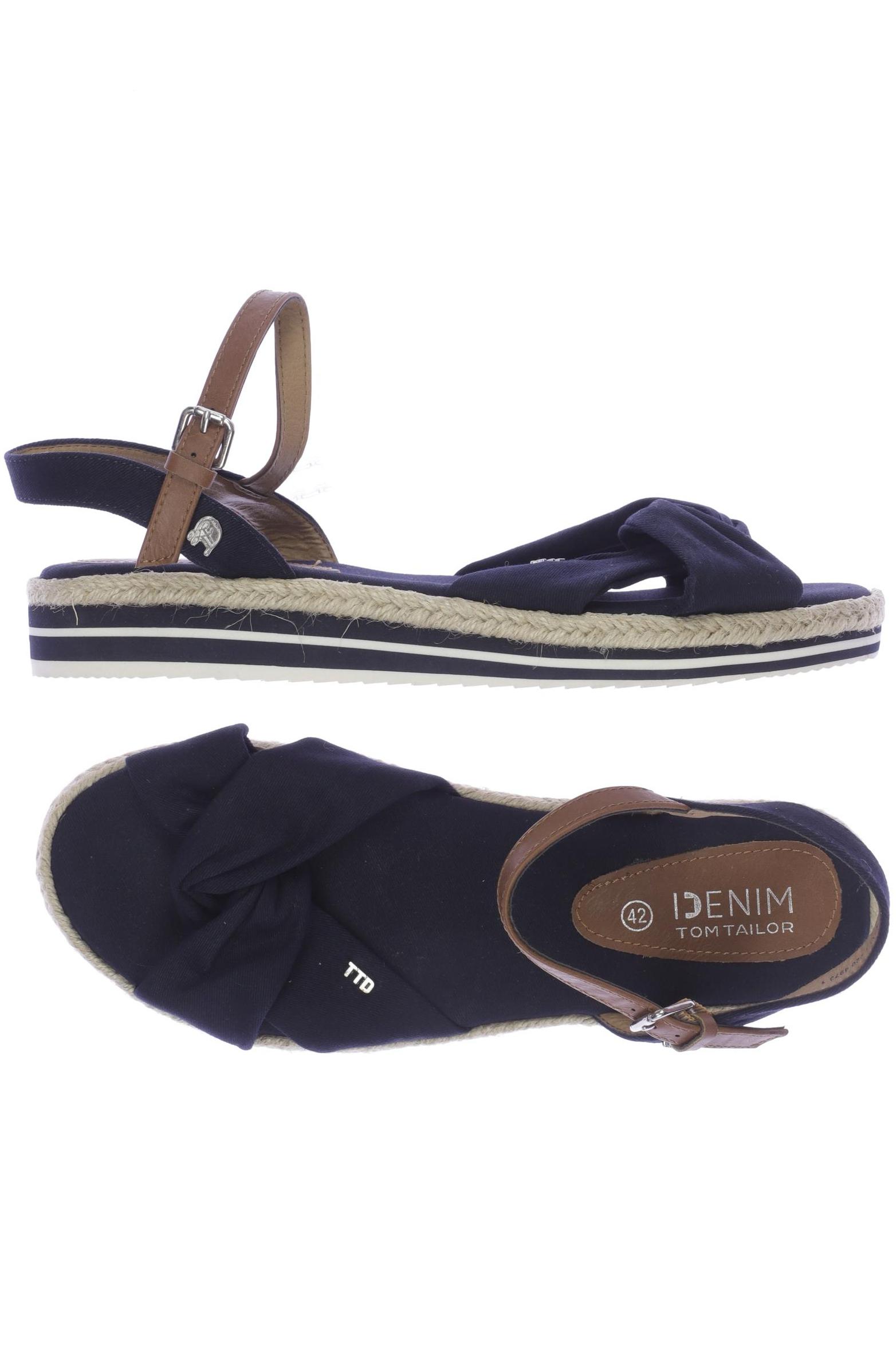 

TOM Tailor Denim Damen Sandale, marineblau, Gr. 42