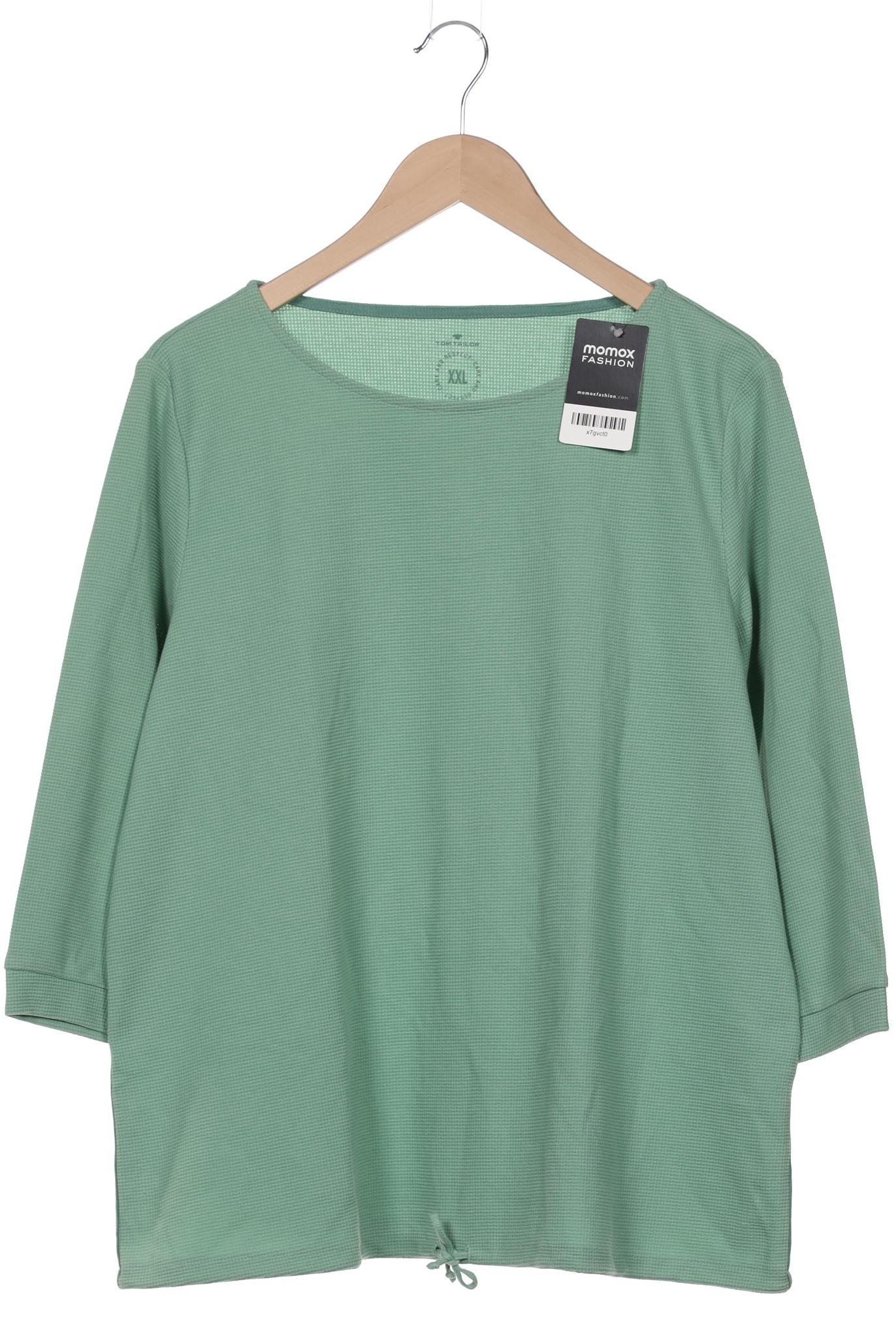 

TOM Tailor Denim Damen Langarmshirt, hellgrün, Gr. 46