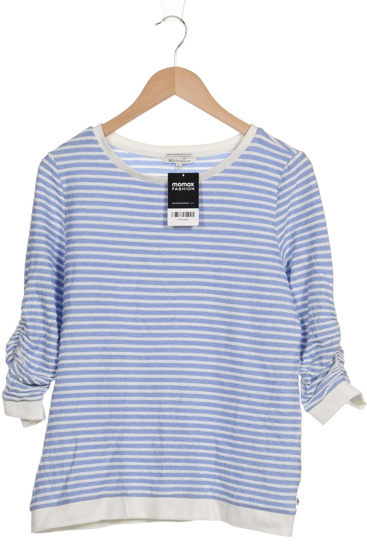 

TOM Tailor Denim Damen Langarmshirt, blau, Gr. 46