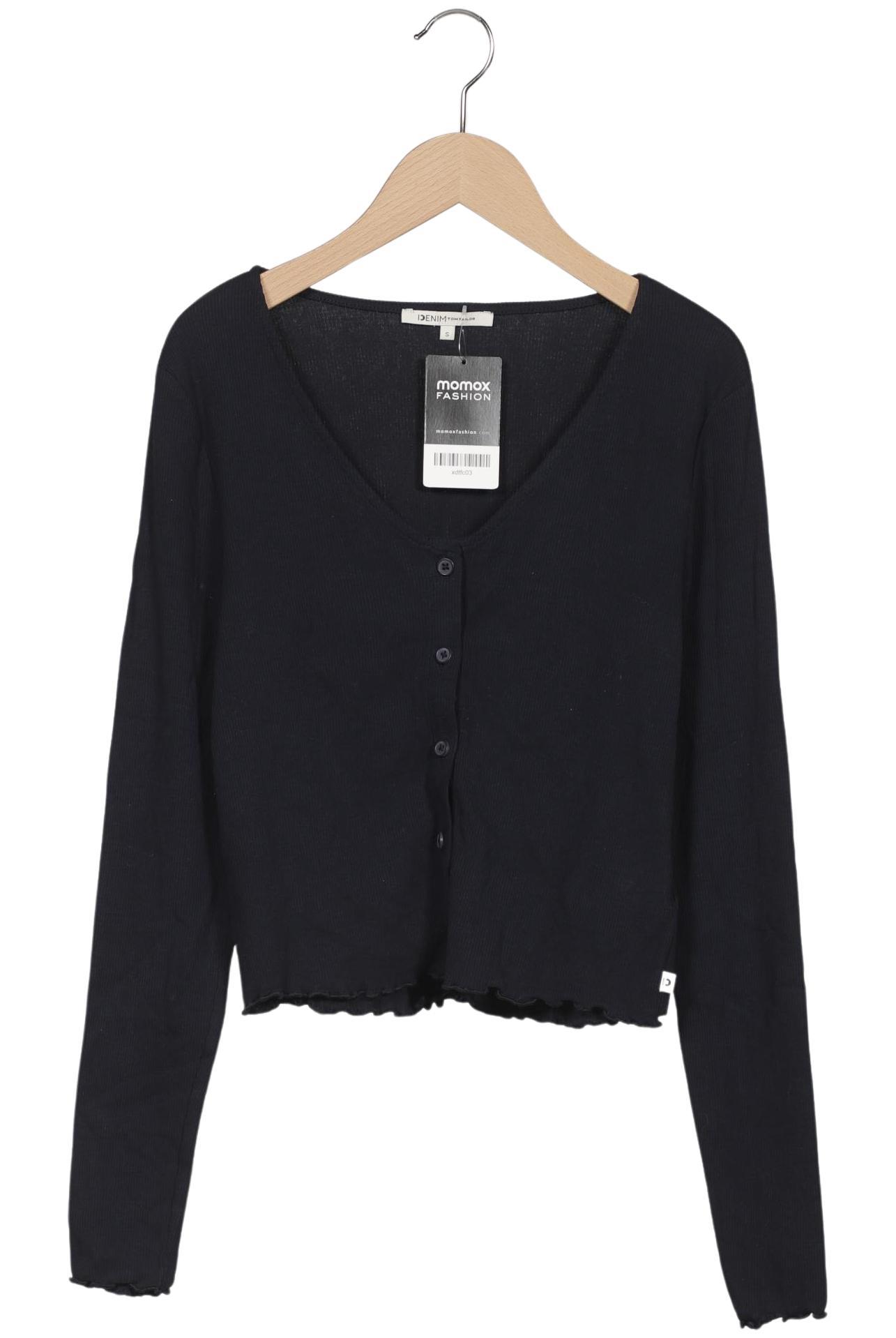 

TOM Tailor Denim Damen Strickjacke, marineblau, Gr. 36