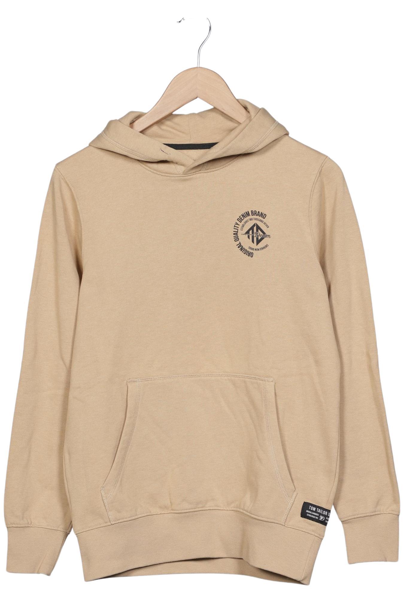 

TOM Tailor Denim Damen Kapuzenpullover, beige, Gr. 36