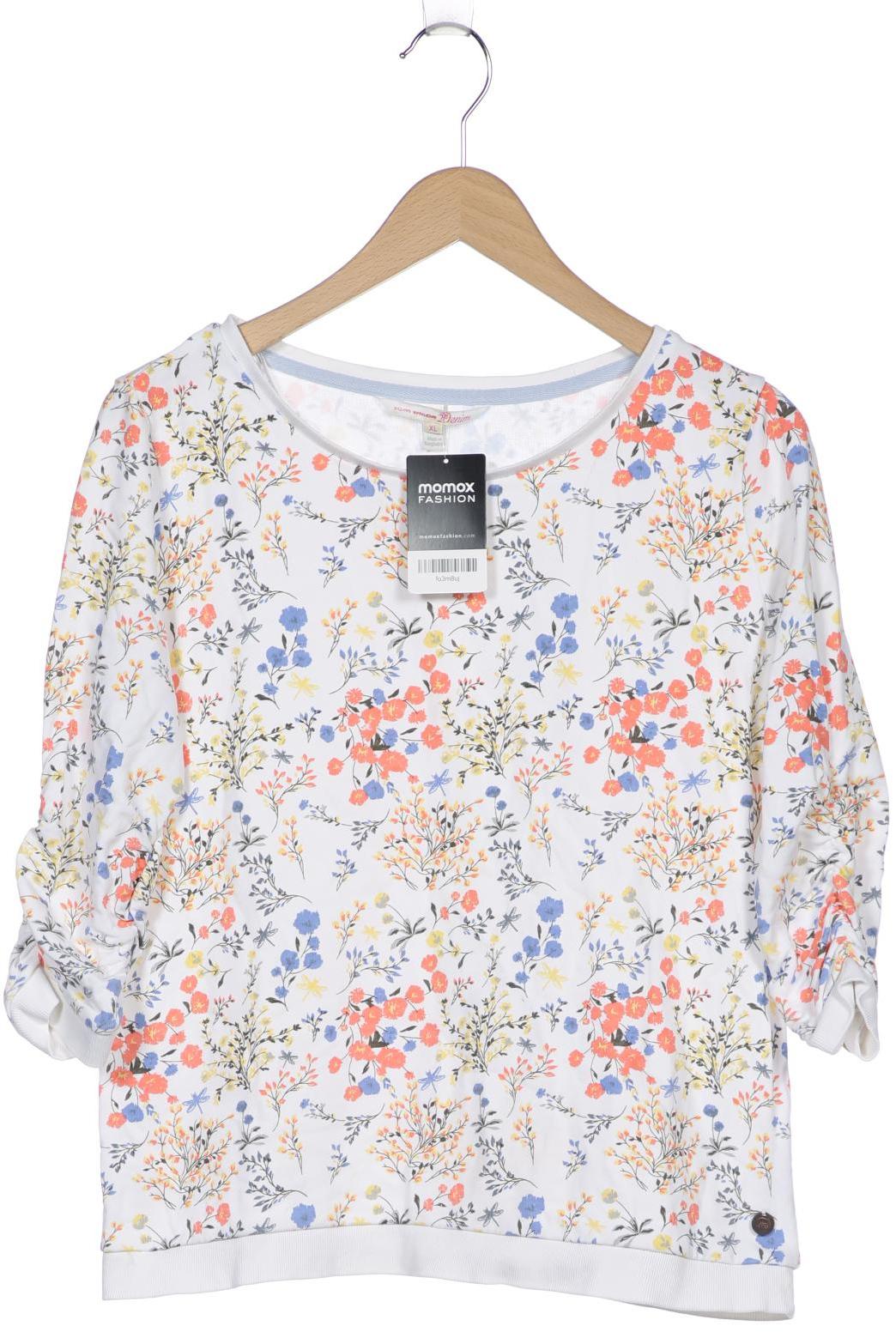 

TOM TAILOR Denim Damen Sweatshirt, weiß