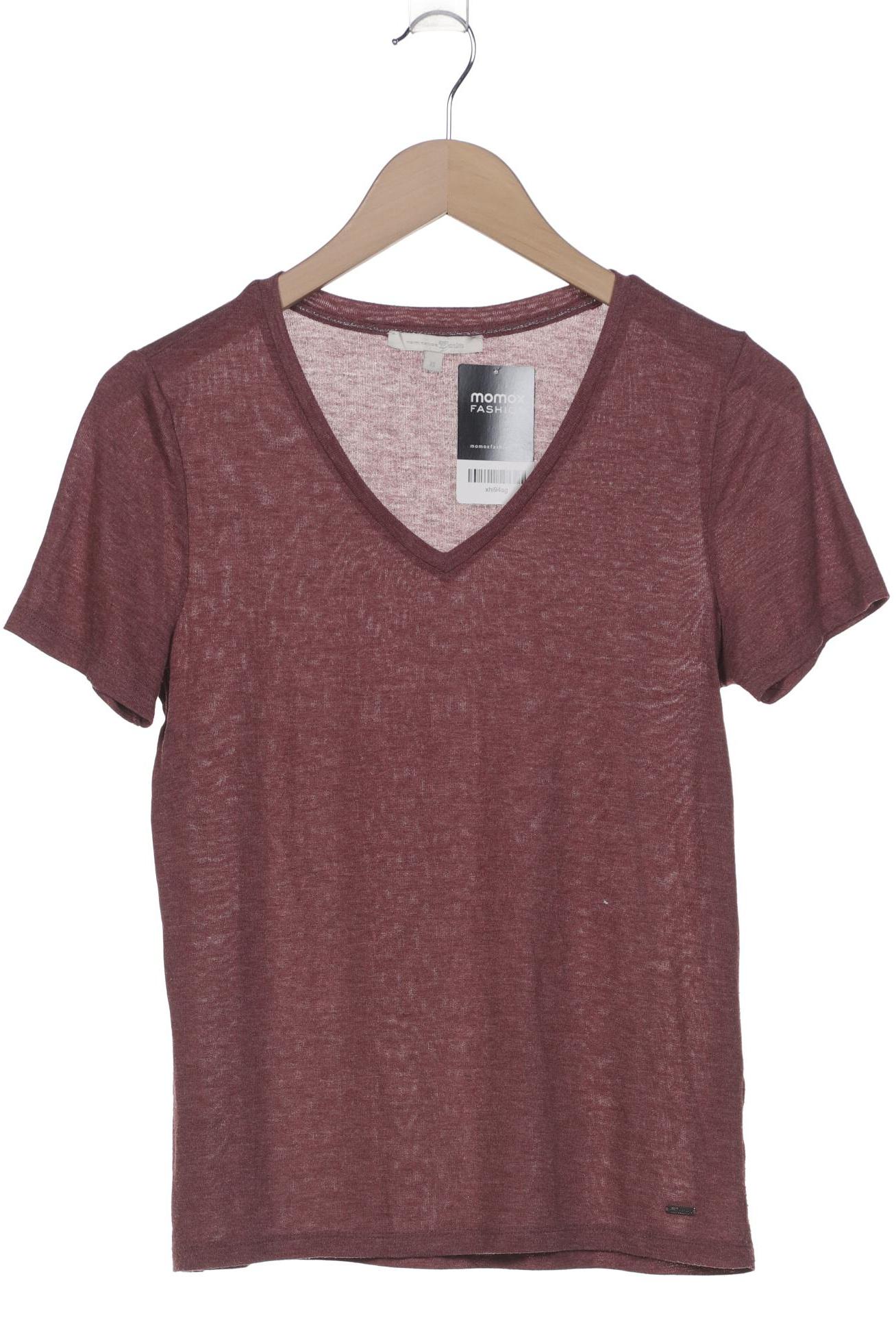 

TOM Tailor Denim Damen T-Shirt, bordeaux, Gr. 34