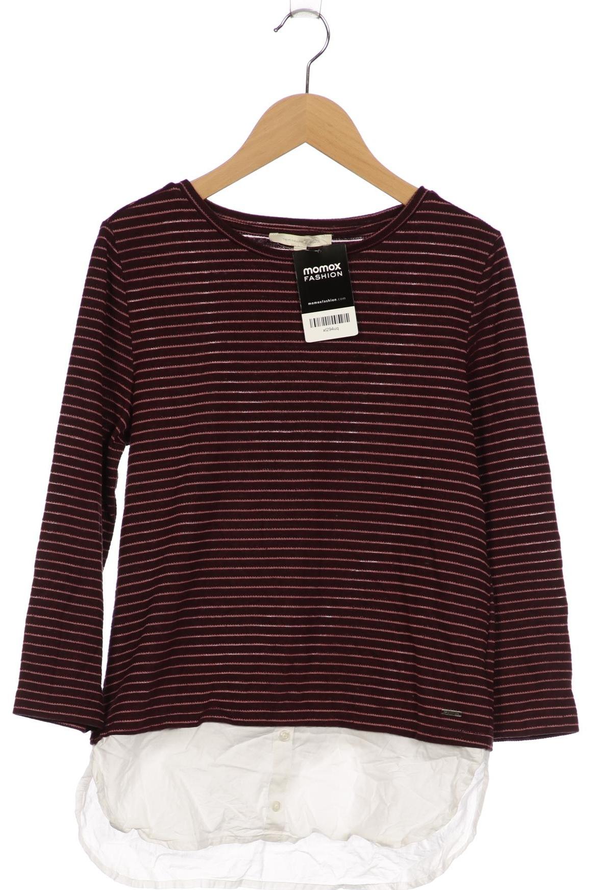 

TOM Tailor Denim Damen Langarmshirt, bordeaux, Gr. 34