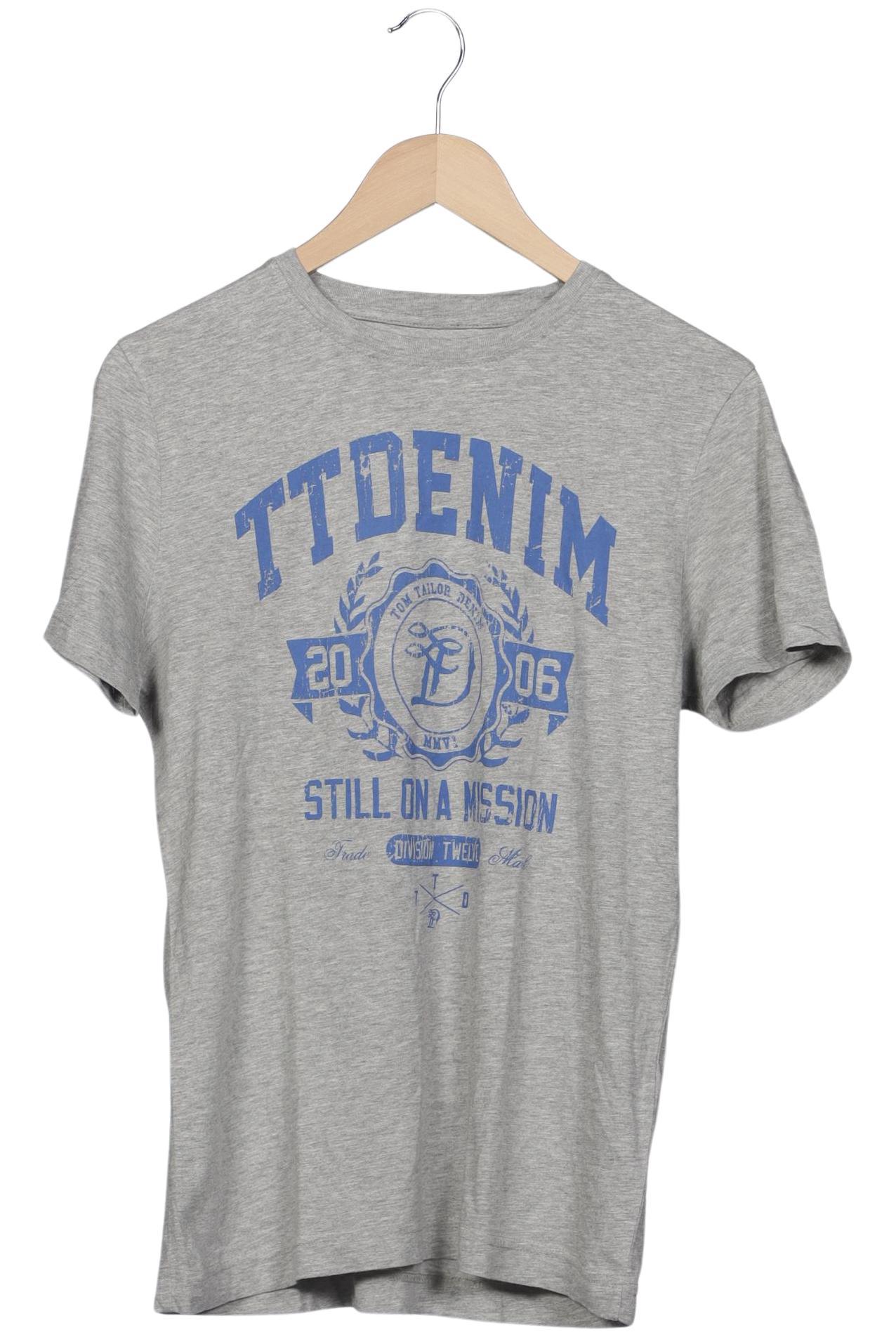

TOM Tailor Denim Damen T-Shirt, grau, Gr. 38