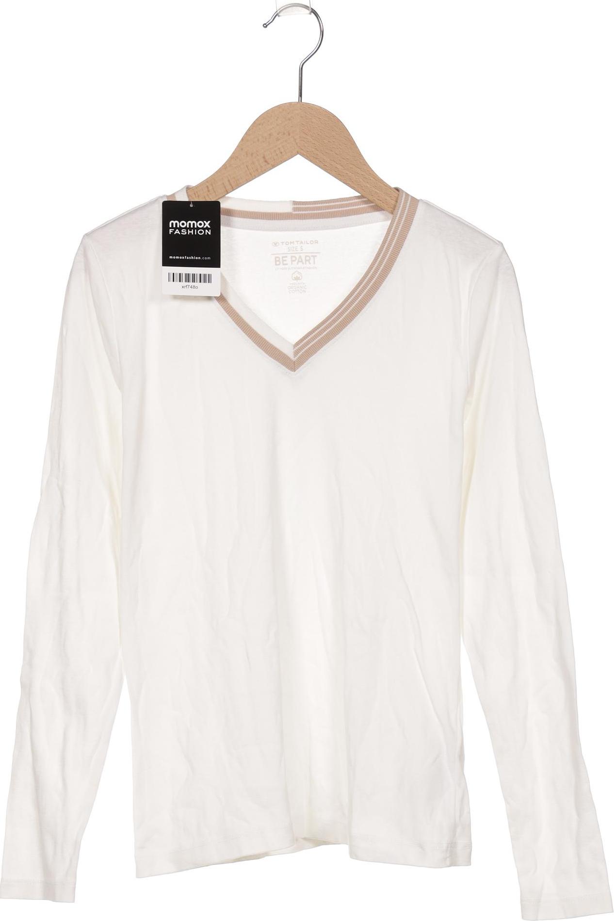 

TOM Tailor Denim Damen Langarmshirt, cremeweiß, Gr. 36
