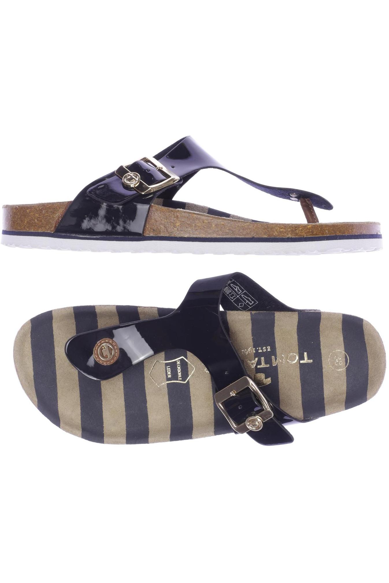 

TOM Tailor Denim Damen Sandale, schwarz, Gr. 38