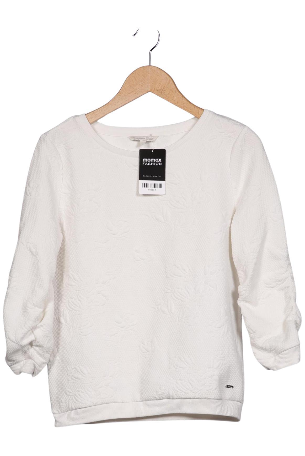 

TOM Tailor Denim Damen Sweatshirt, weiß, Gr. 36