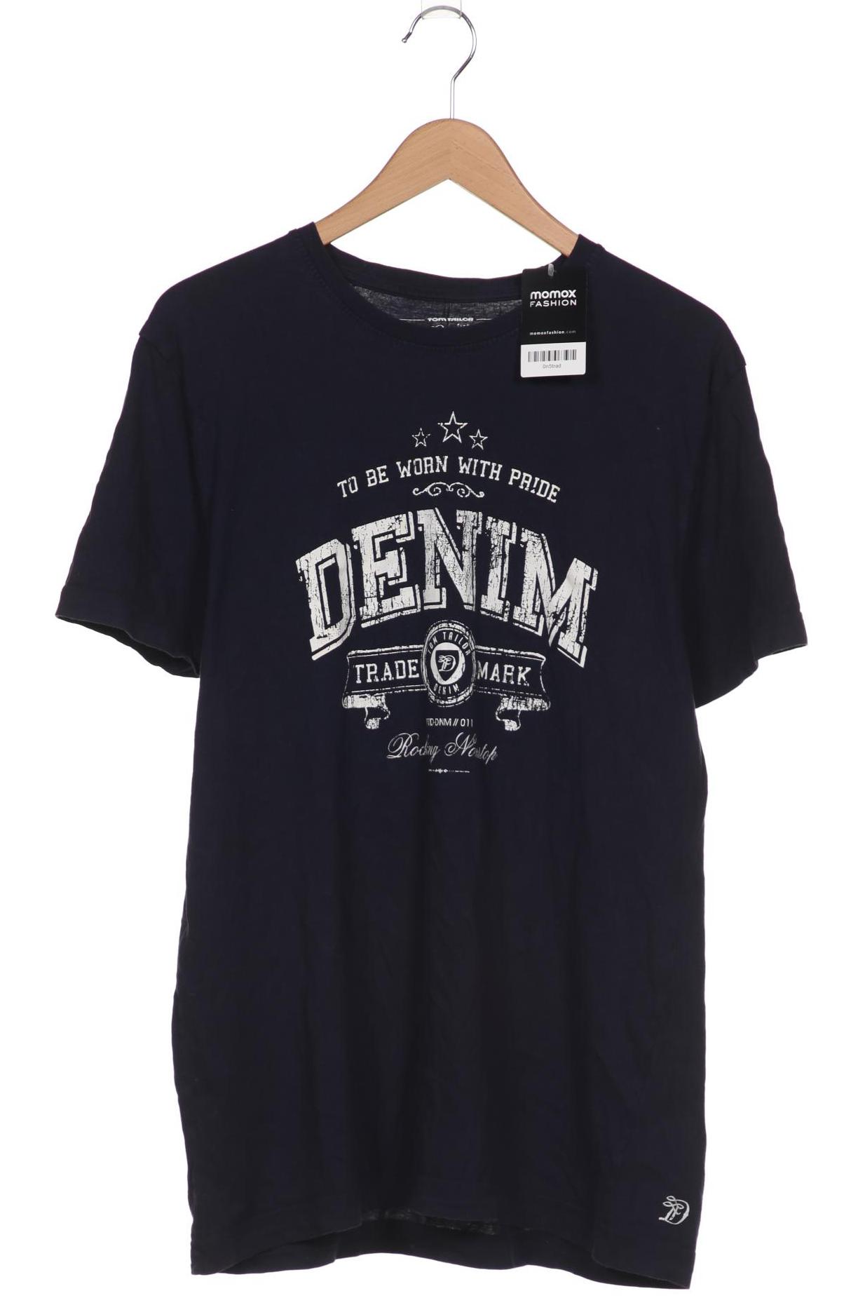 

TOM TAILOR Denim Herren T-Shirt, marineblau