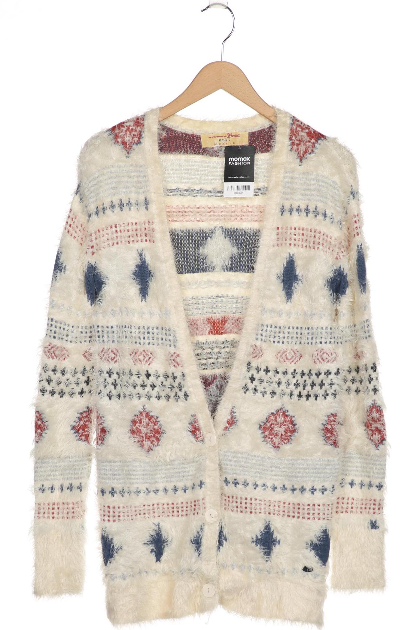 

TOM Tailor Denim Damen Strickjacke, beige, Gr. 36