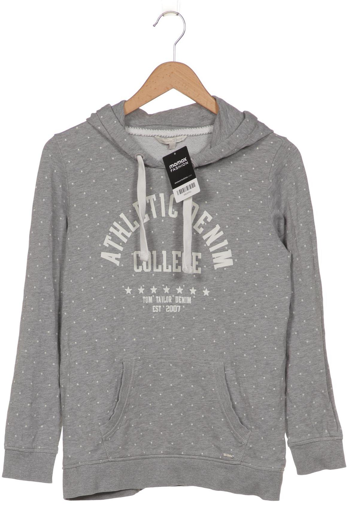 

TOM Tailor Denim Damen Kapuzenpullover, grau, Gr. 42