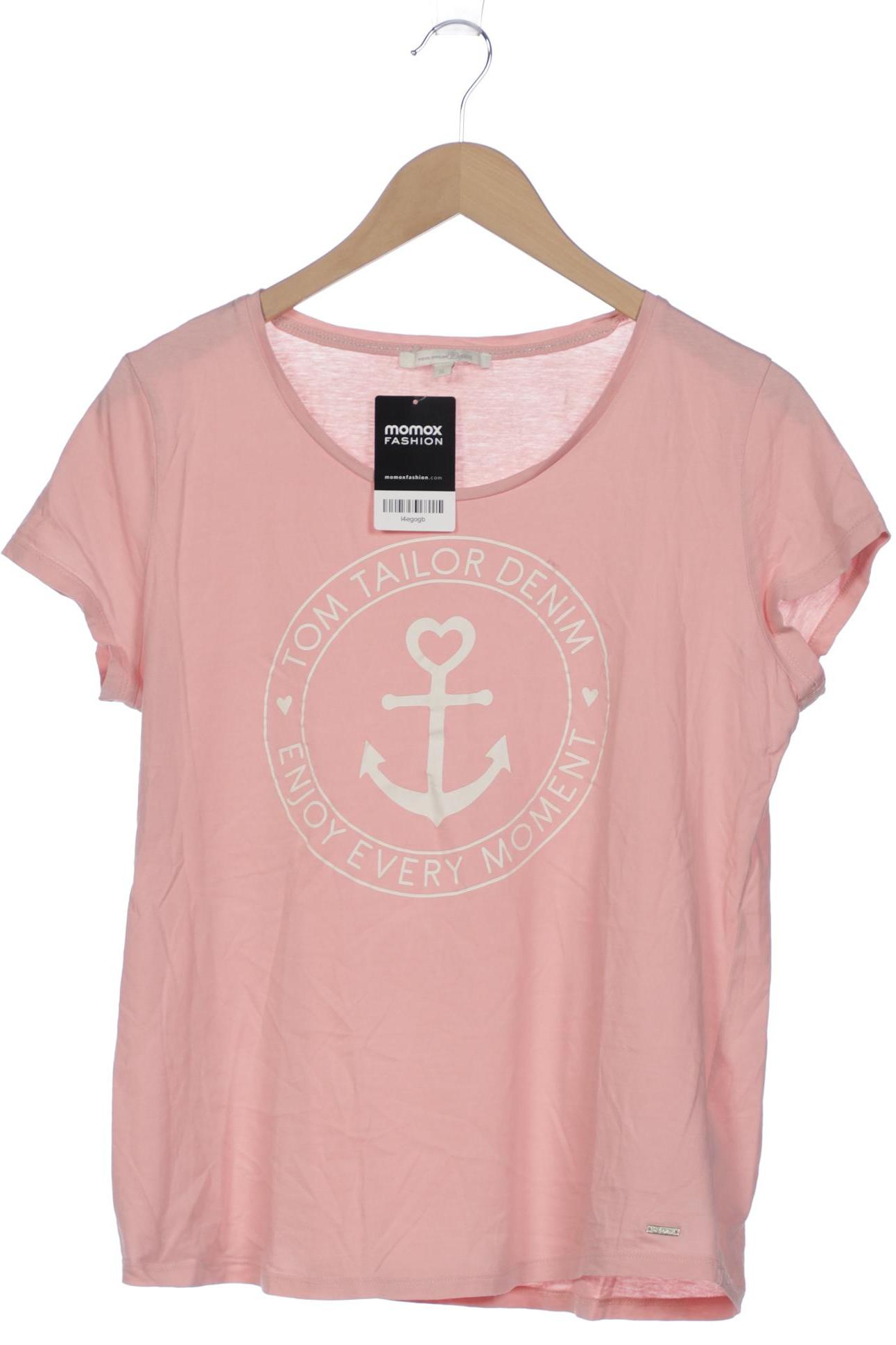 

TOM Tailor Denim Damen T-Shirt, pink, Gr. 44