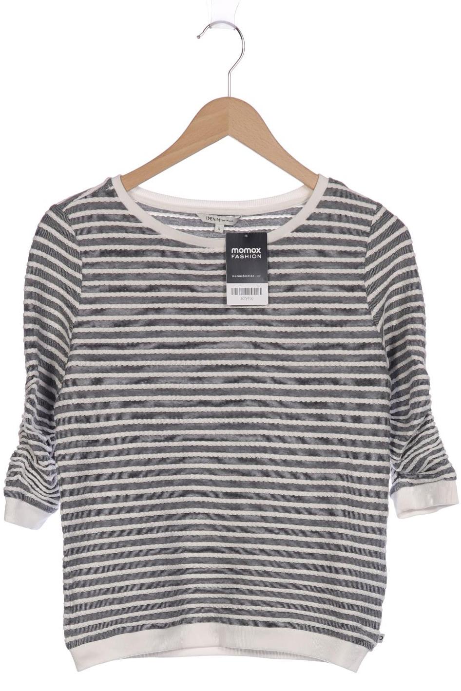 

TOM Tailor Denim Damen Langarmshirt, grau, Gr. 36
