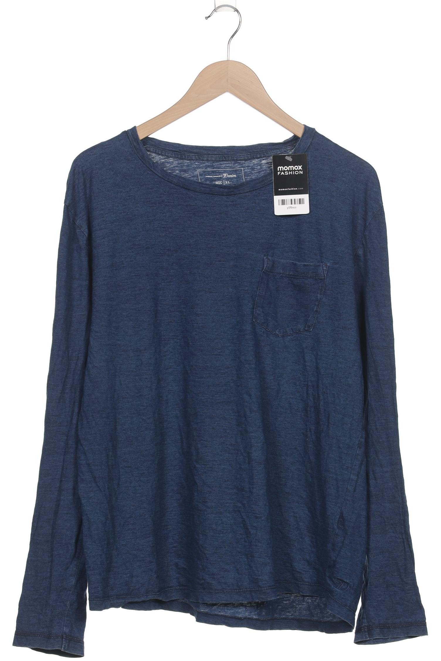 

TOM Tailor Denim Herren Langarmshirt, marineblau, Gr. 54