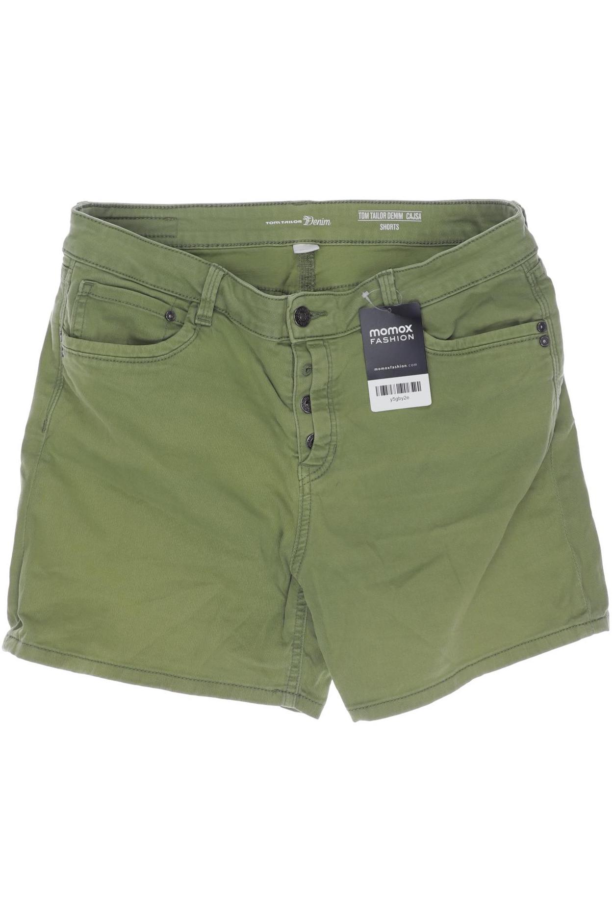 

TOM Tailor Denim Damen Shorts, hellgrün, Gr. 38