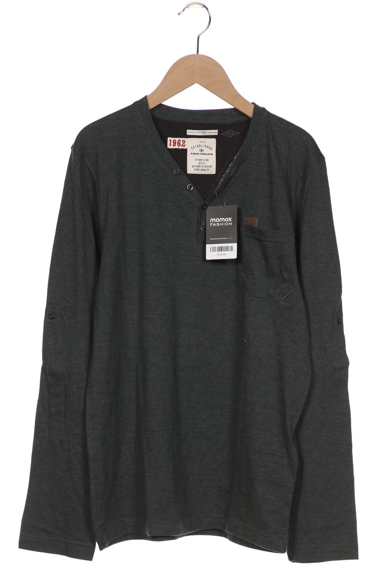 

TOM TAILOR Denim Herren Langarmshirt, grün