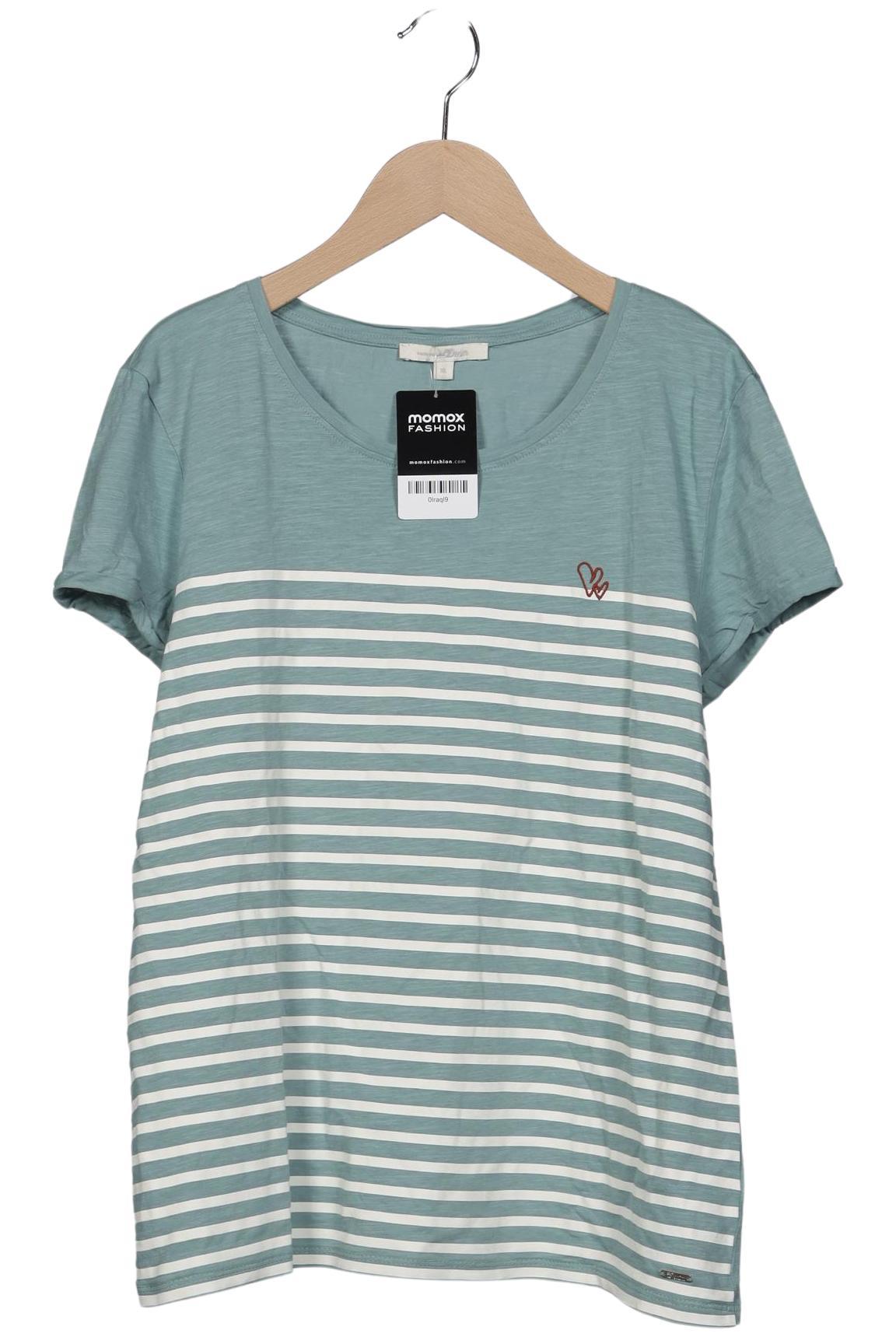

TOM Tailor Denim Damen T-Shirt, türkis, Gr. 44