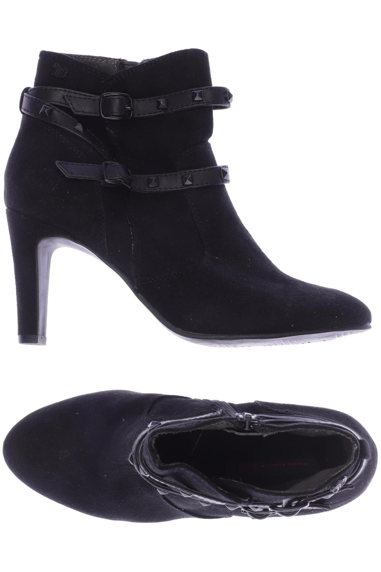 

TOM TAILOR Denim Damen Stiefelette, schwarz