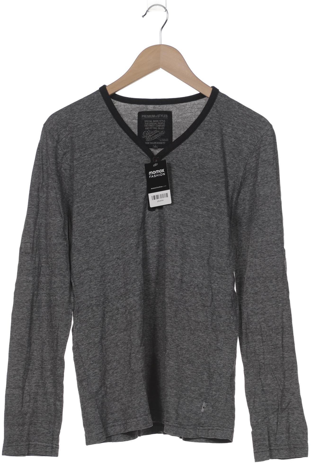 

TOM Tailor Denim Herren Langarmshirt, grau, Gr. 48