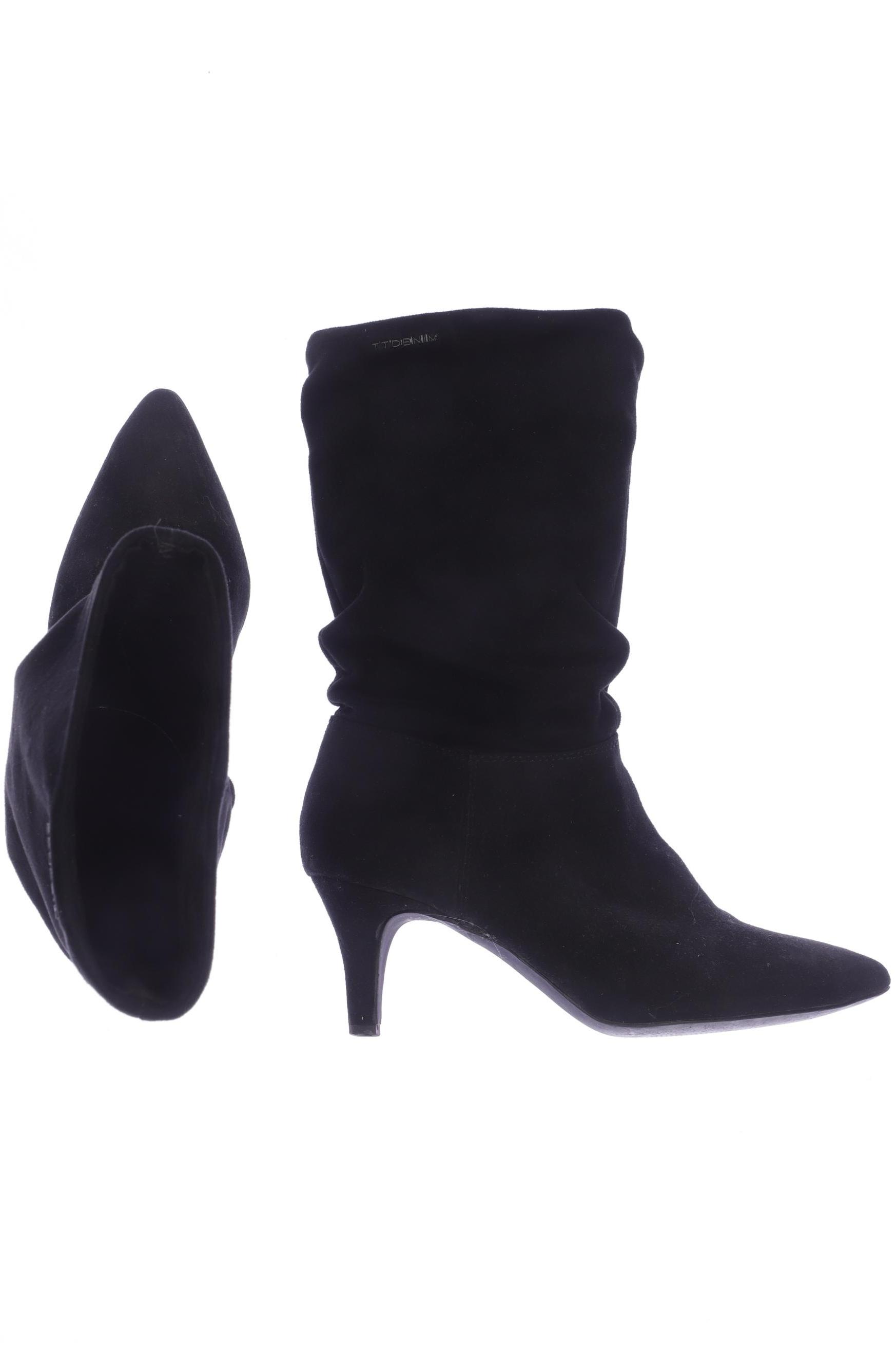 

TOM Tailor Denim Damen Stiefelette, schwarz, Gr. 35