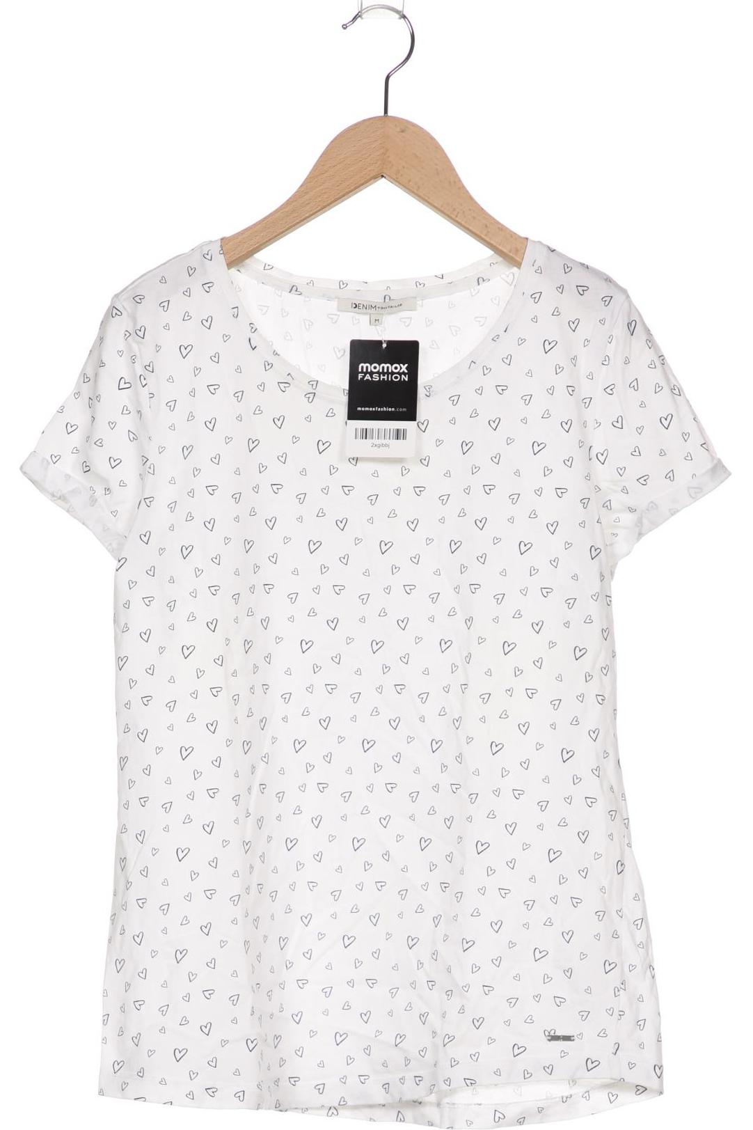 

TOM TAILOR Denim Damen T-Shirt, weiß