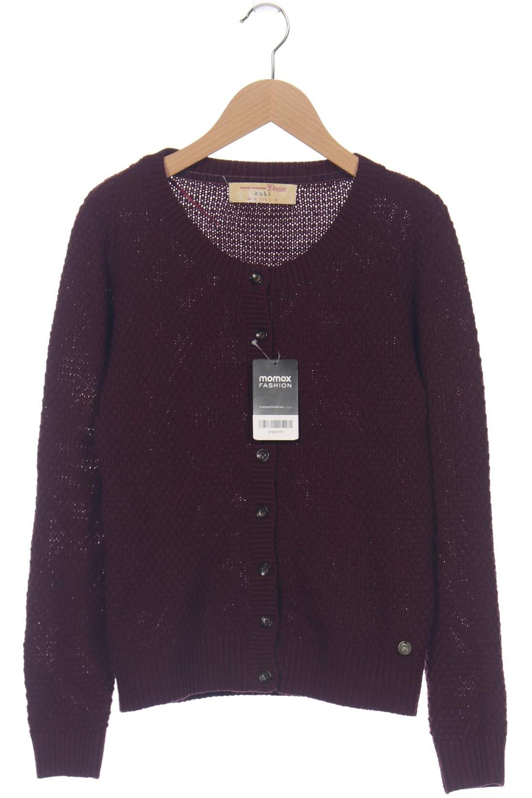

TOM Tailor Denim Damen Strickjacke, bordeaux, Gr. 36