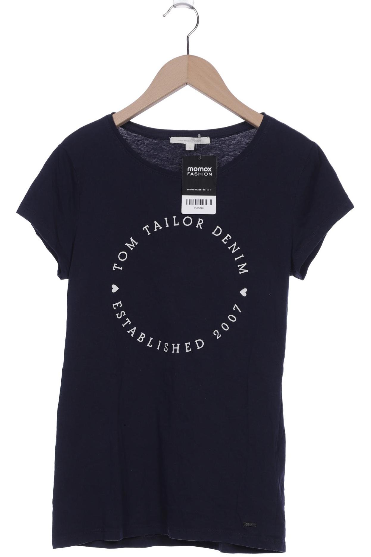 

TOM Tailor Denim Damen T-Shirt, marineblau, Gr. 36