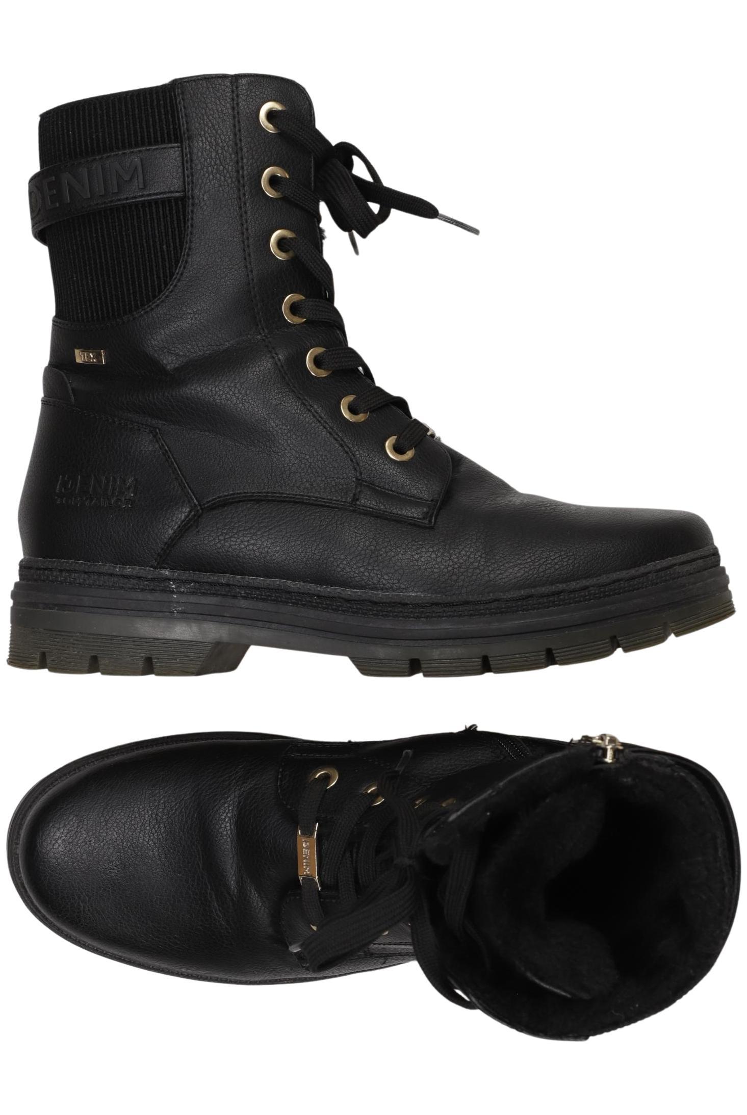 

TOM Tailor Denim Damen Stiefelette, schwarz, Gr. 40