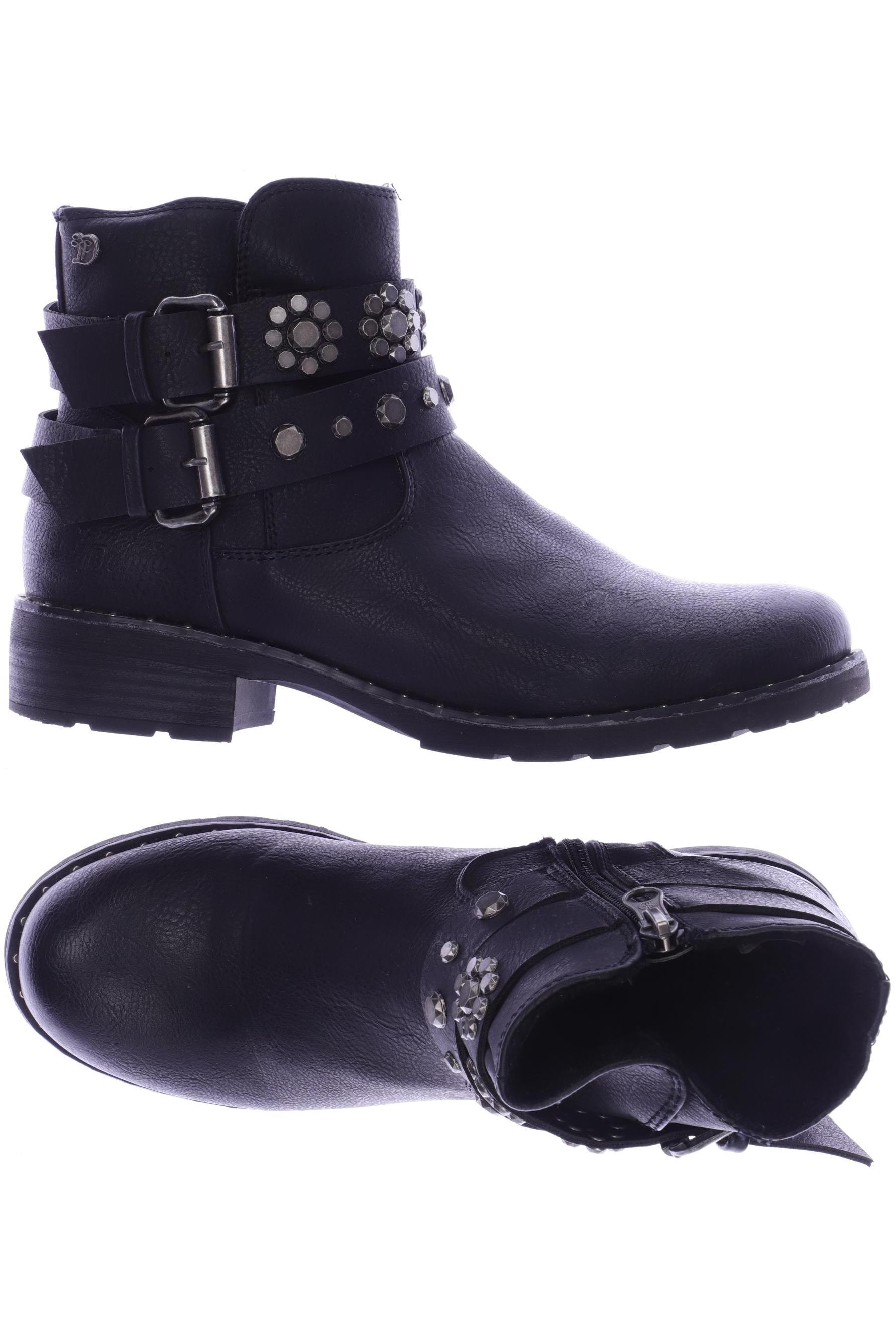 

TOM Tailor Denim Damen Stiefelette, schwarz, Gr. 39
