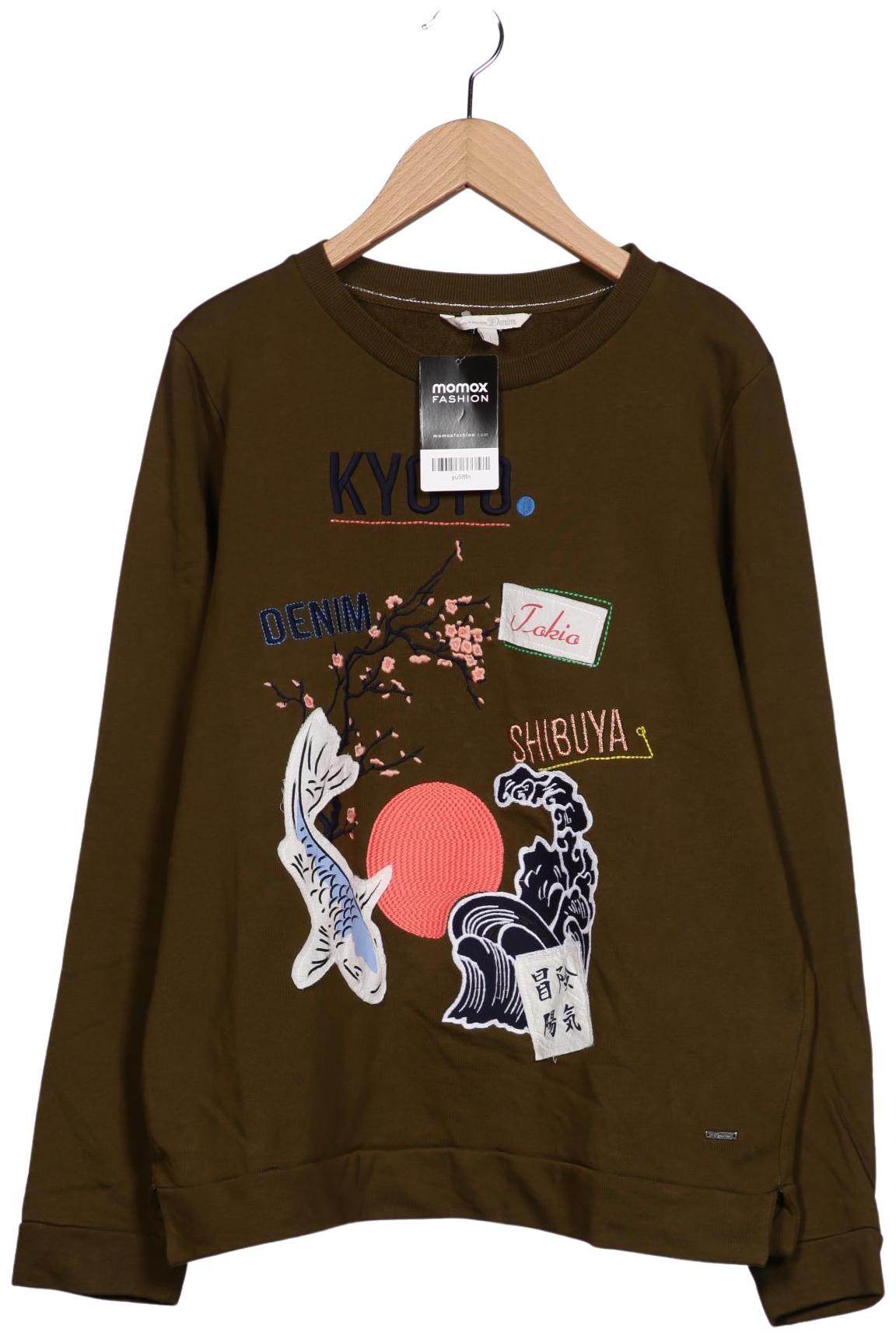 

TOM Tailor Denim Damen Sweatshirt, grün, Gr. 42